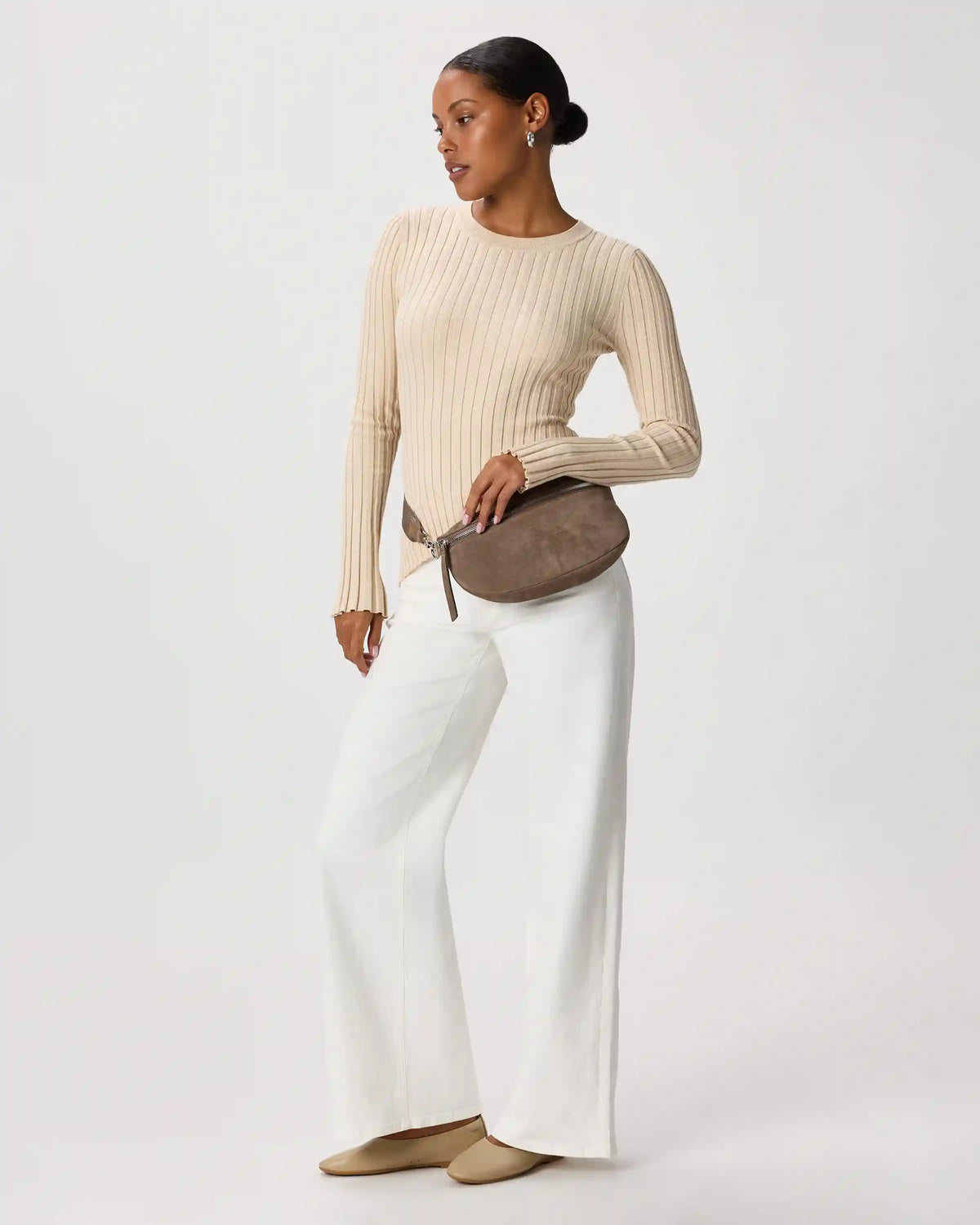 Quinn Suede Sling Bag