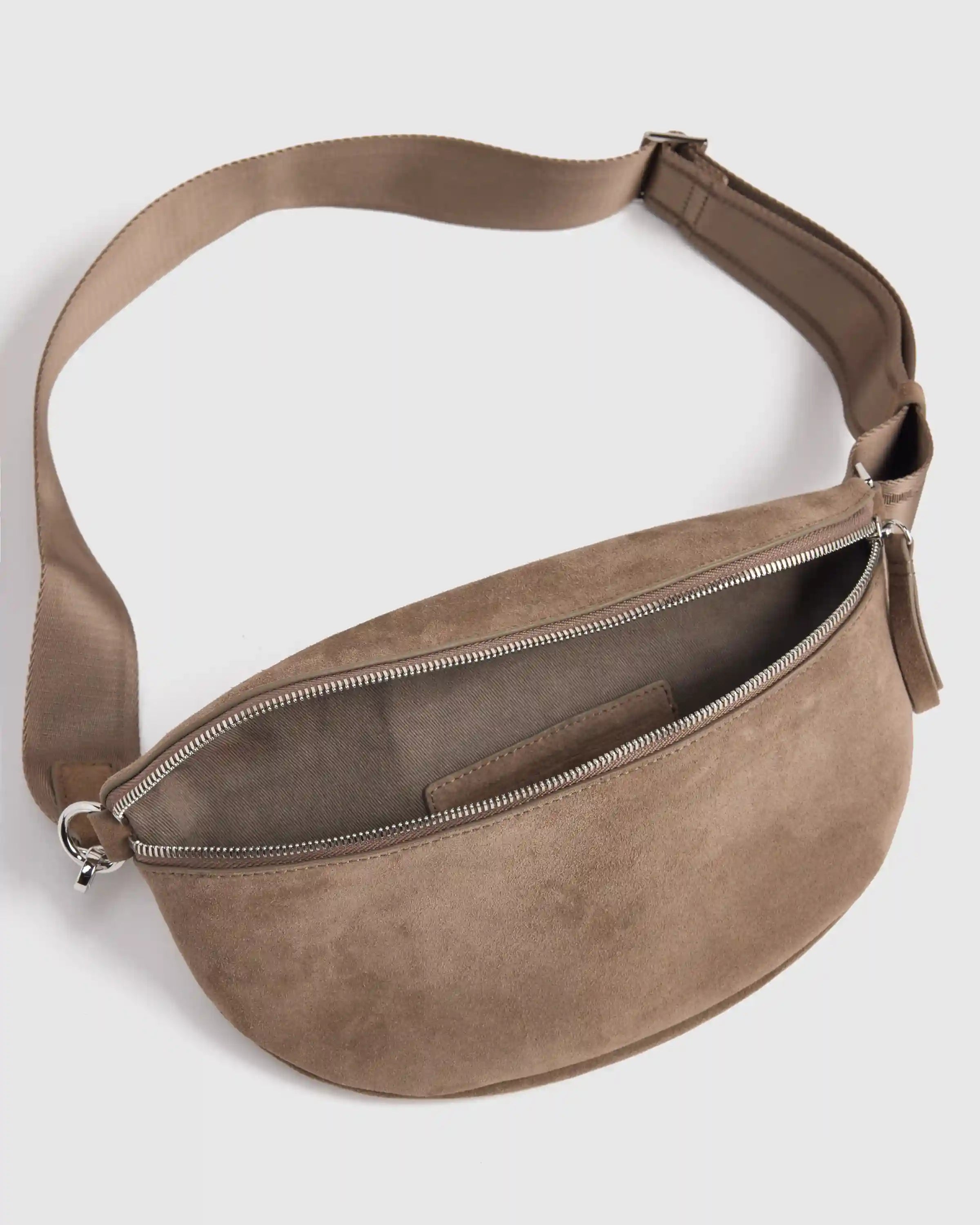 Quinn Suede Sling Bag