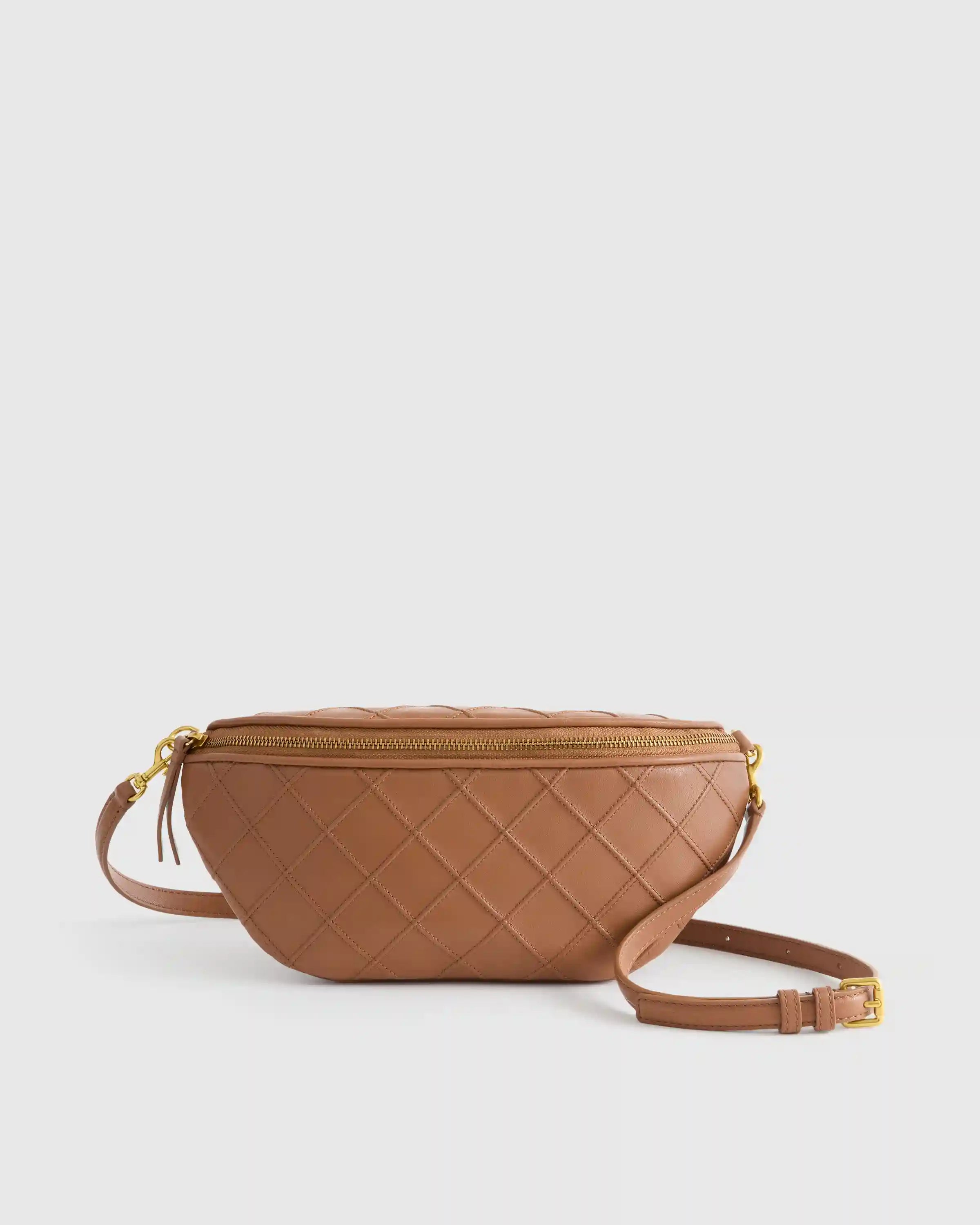 Italian Leather Diamond Stitch Sling