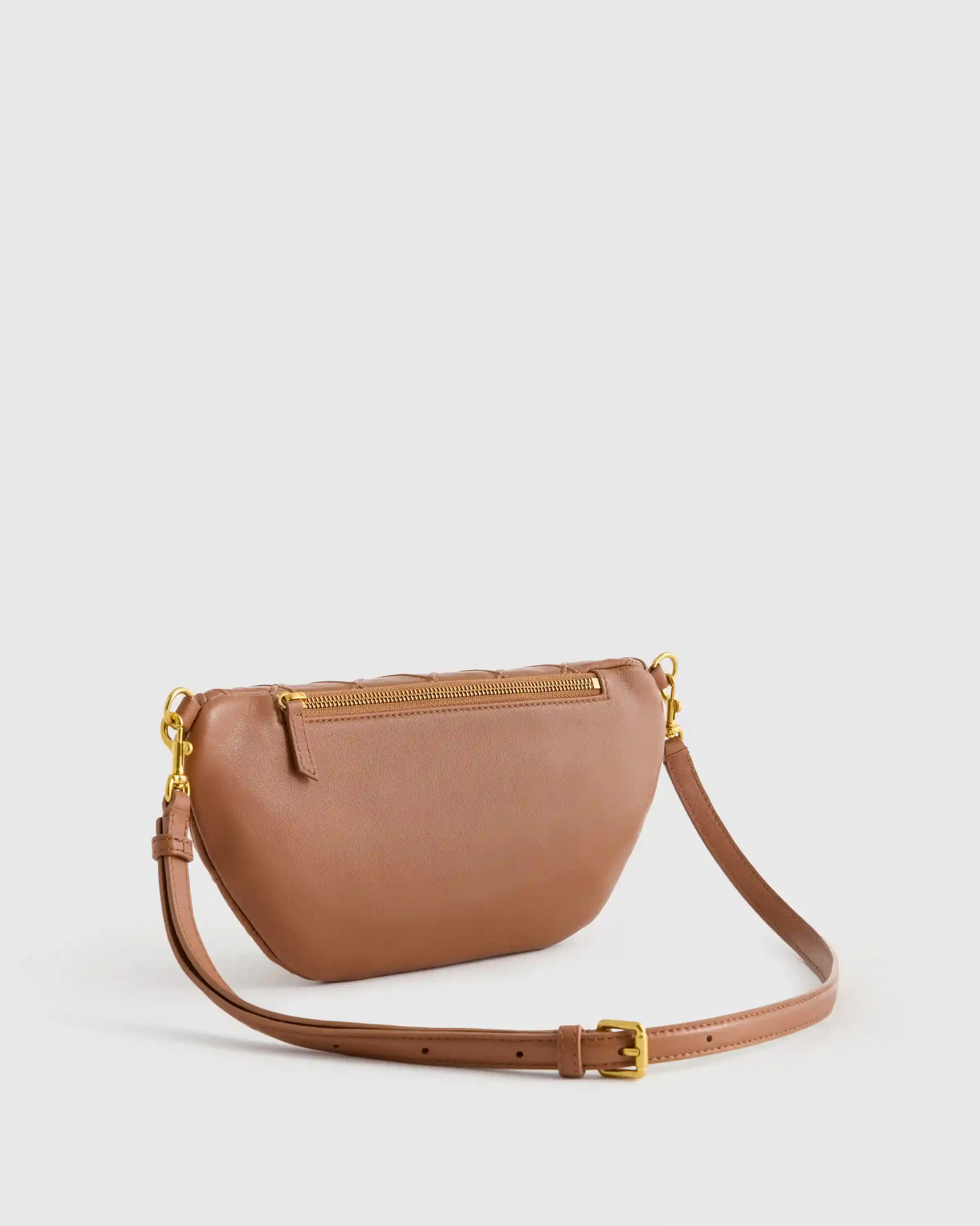 Italian Leather Diamond Stitch Sling