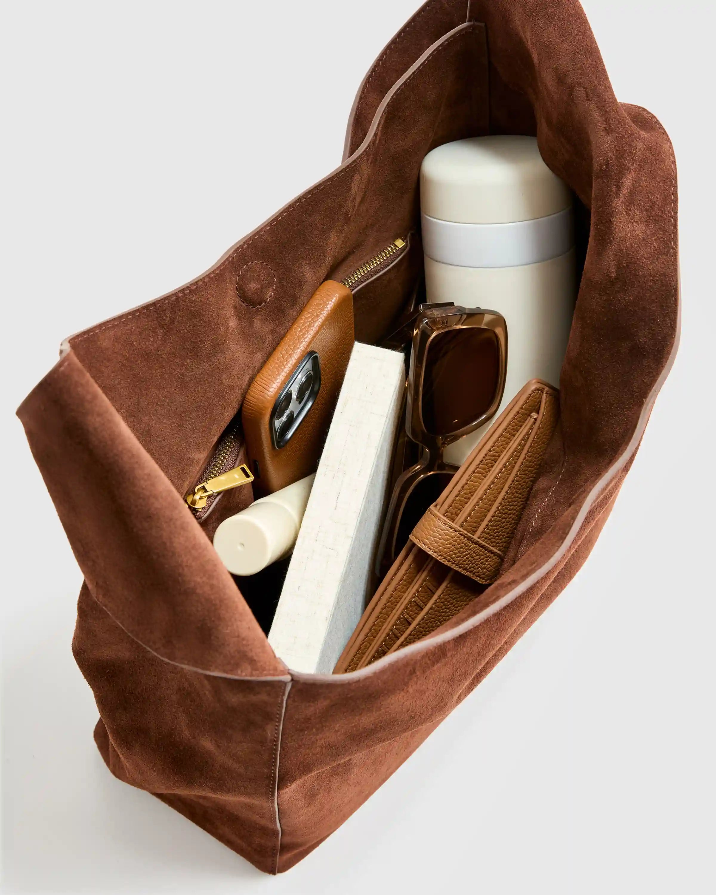 Esme Suede Shoulder Bag
