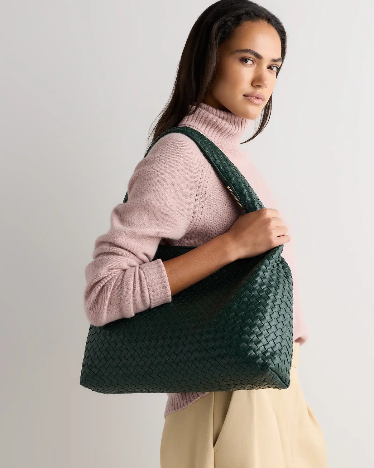 Elodie Handwoven Shoulder Bag