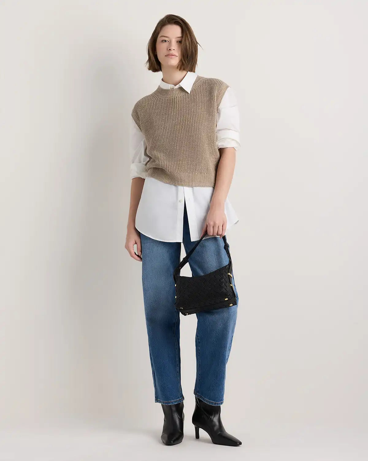 Italian Leather Handwoven Mini Bag