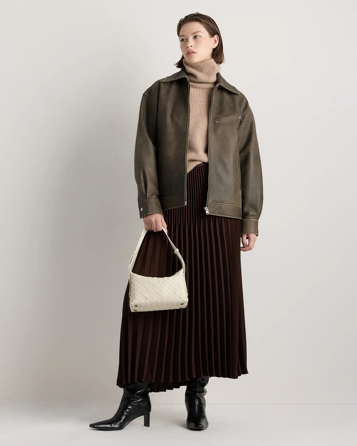 Italian Leather Handwoven Mini Bag