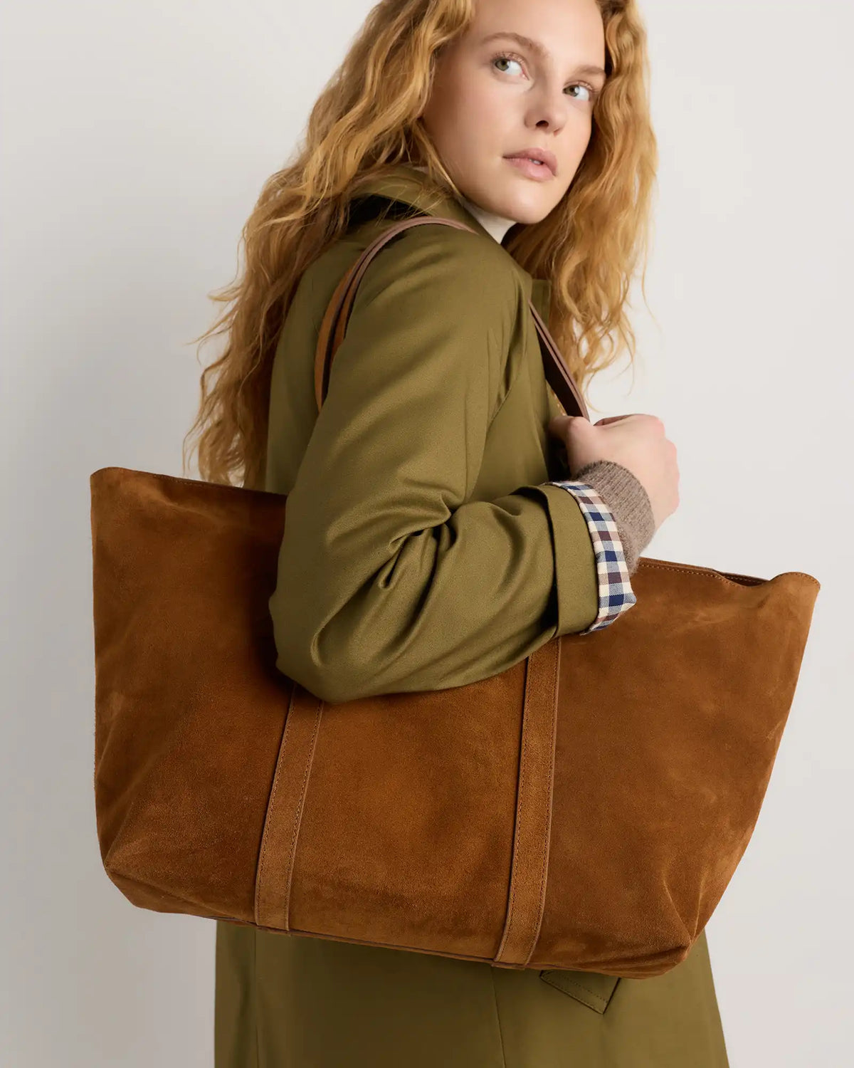 Italian Suede Everyday Tote
