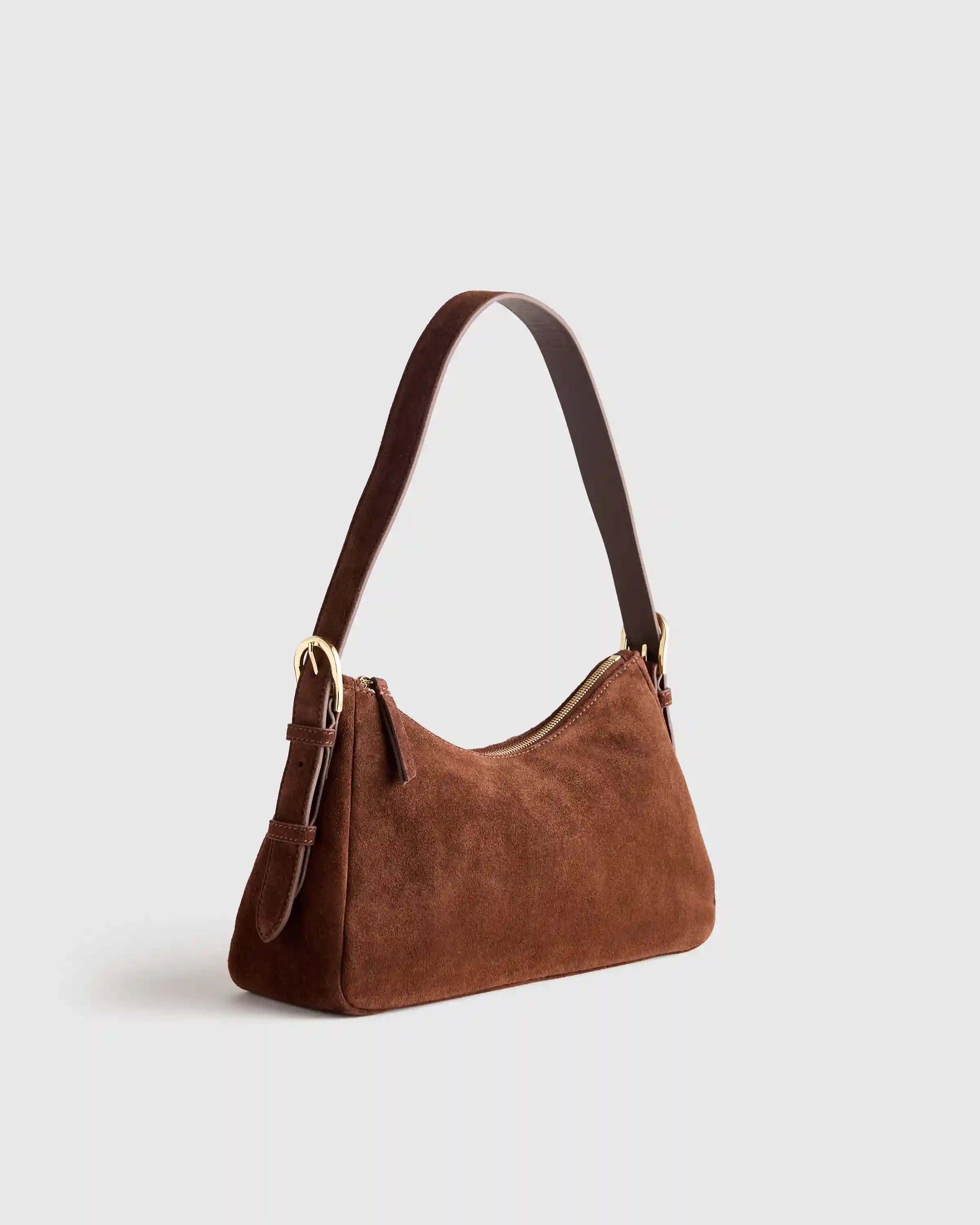 Sutton Suede Small Shoulder Bag