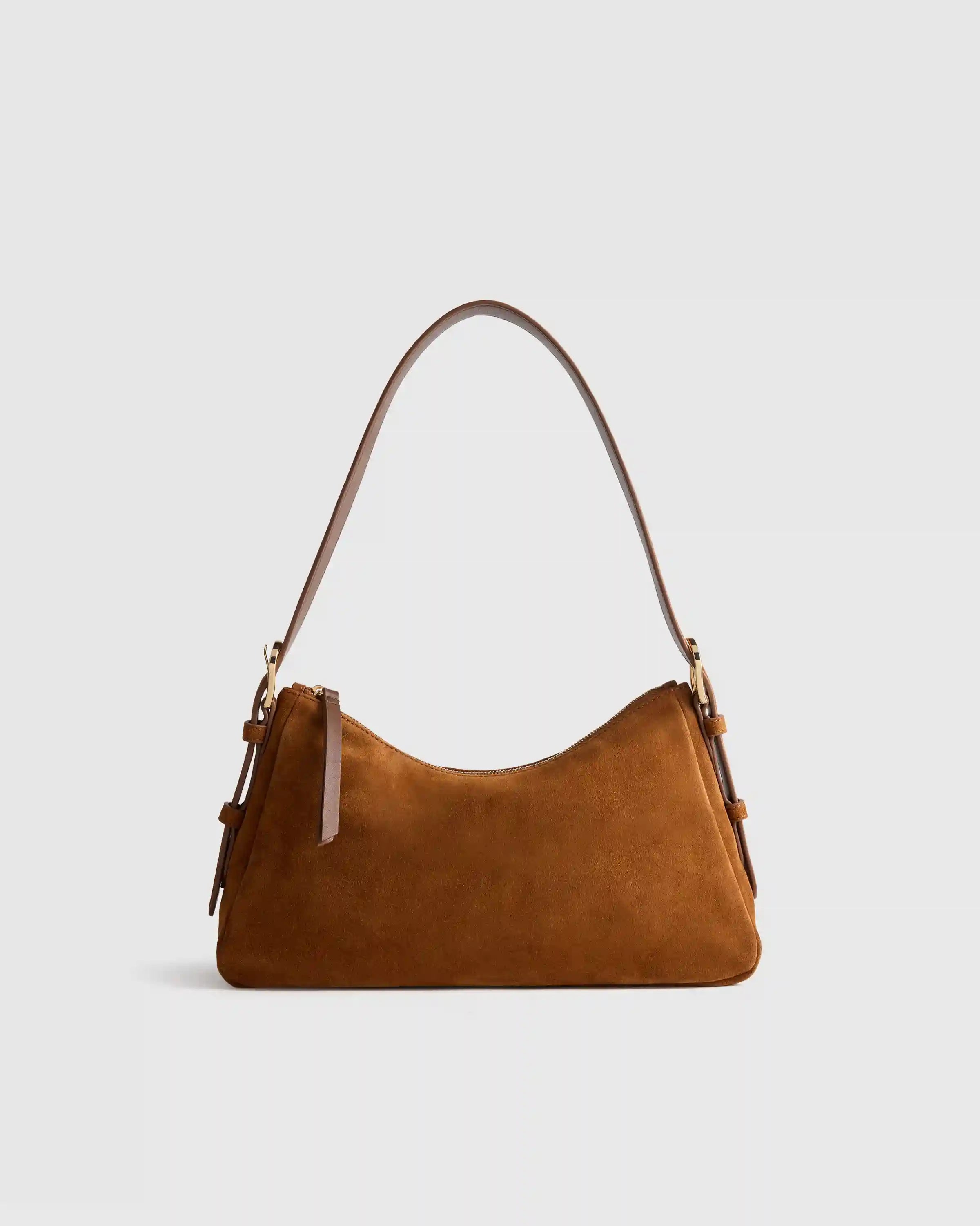 Sutton Suede Small Shoulder Bag