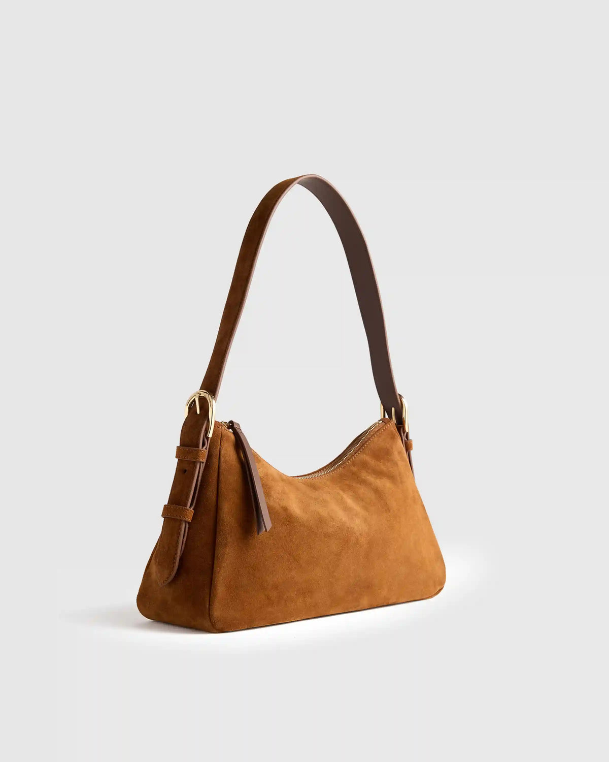 Sutton Suede Small Shoulder Bag