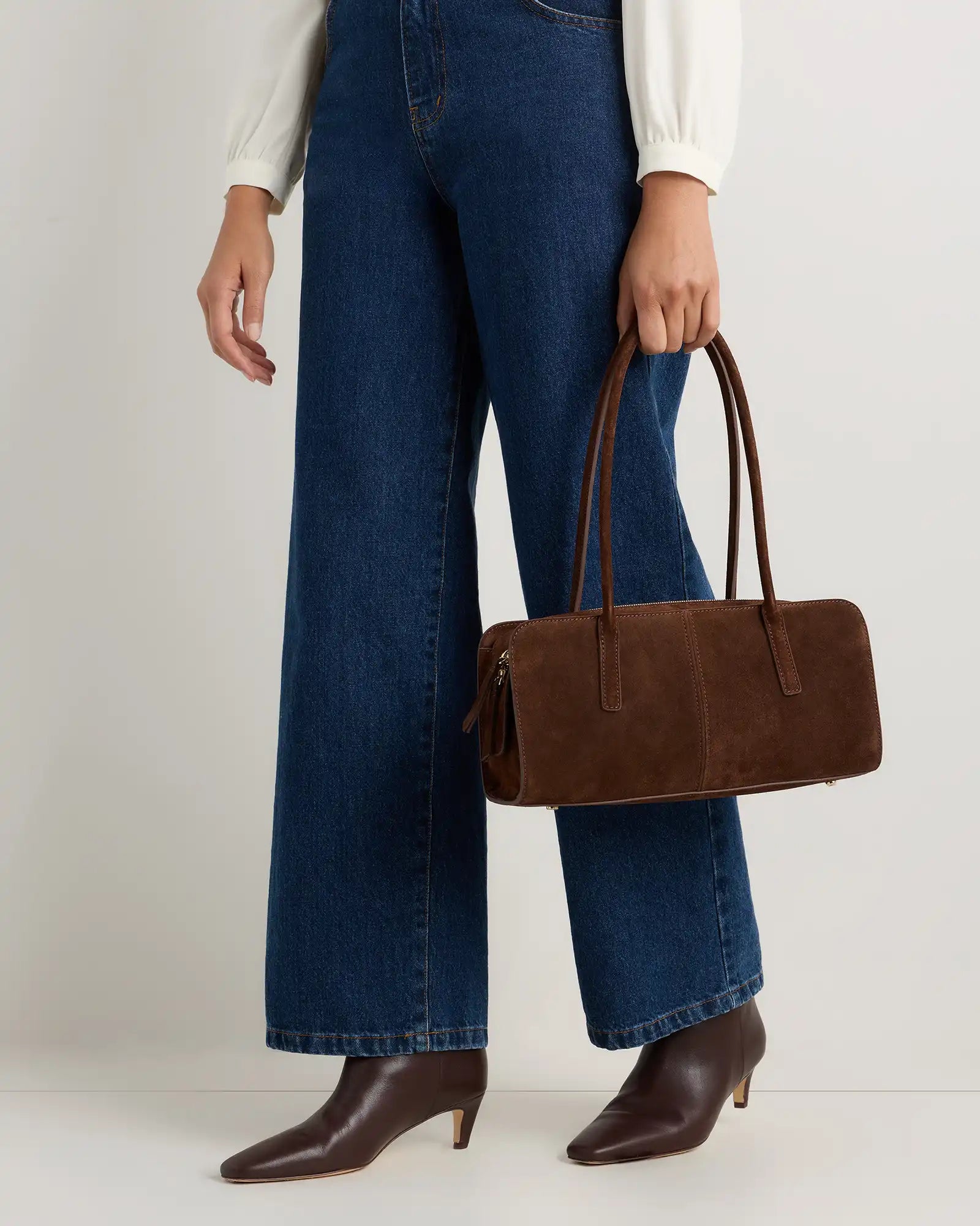 Bea Suede Shoulder Bag