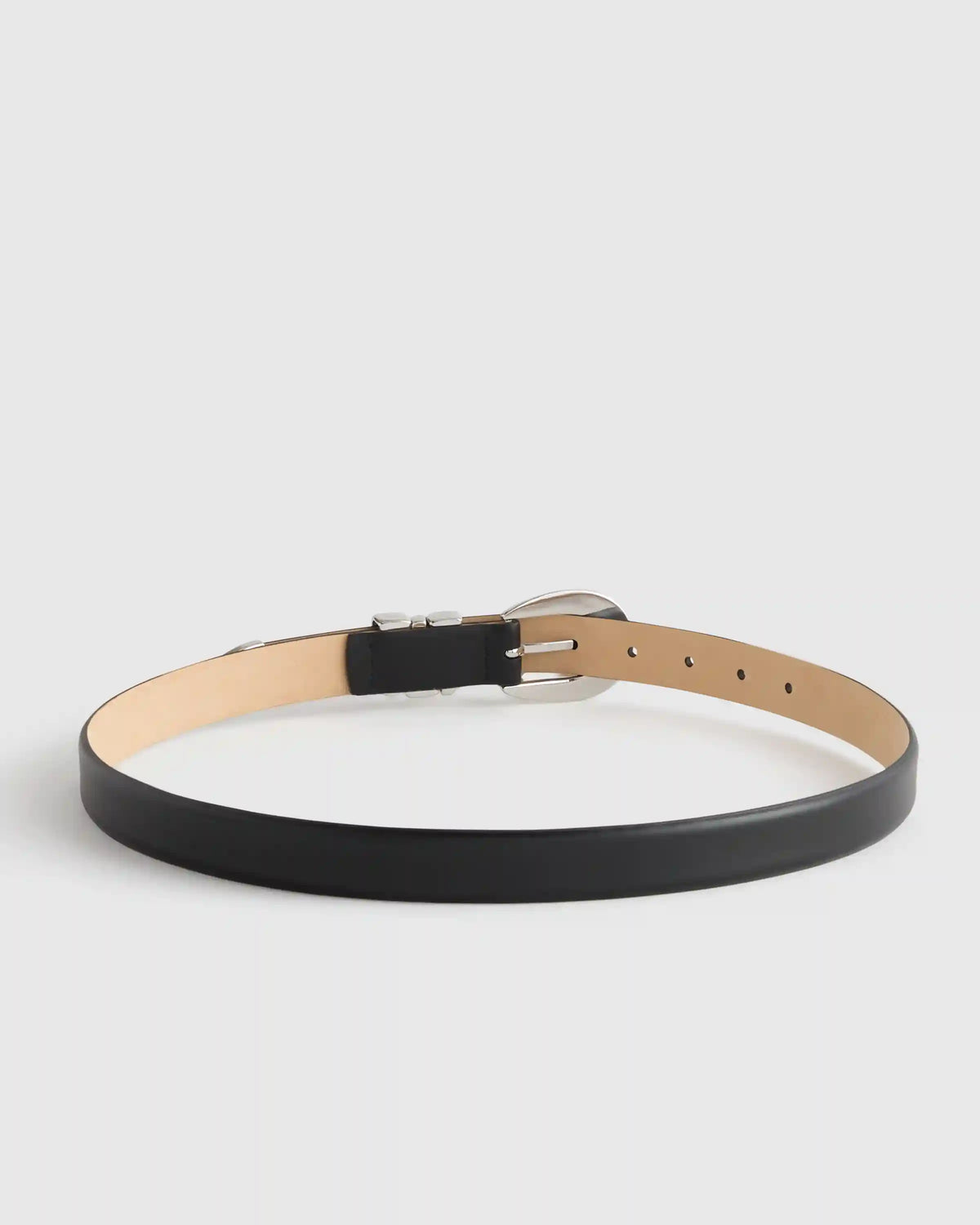 Elissa Triple Keeper European Leather Belt