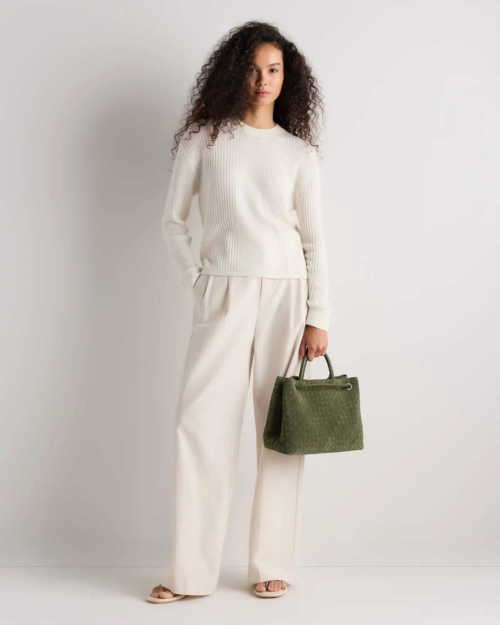 Romy Suede Handwoven Satchel