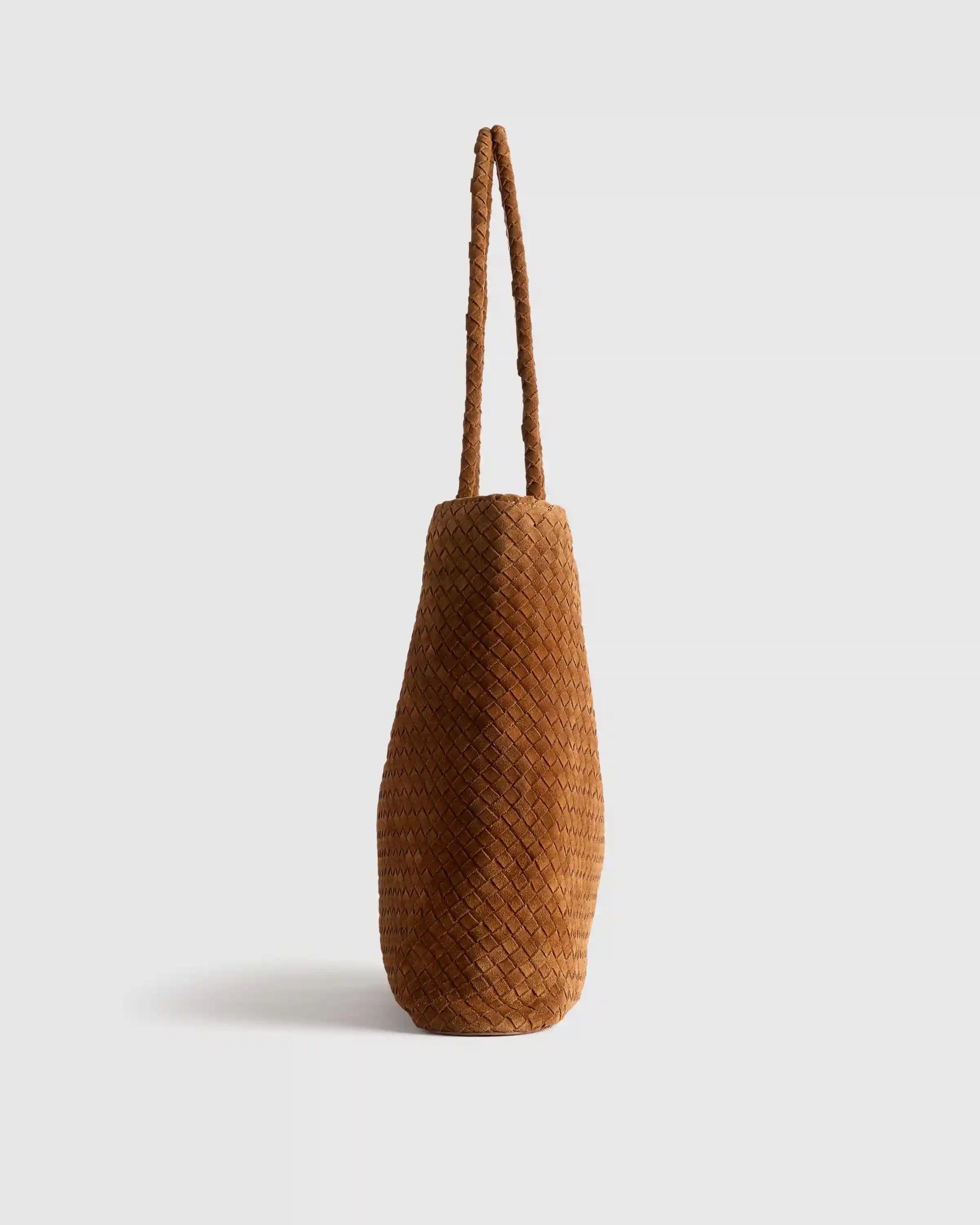 Siena Suede Handwoven Tote