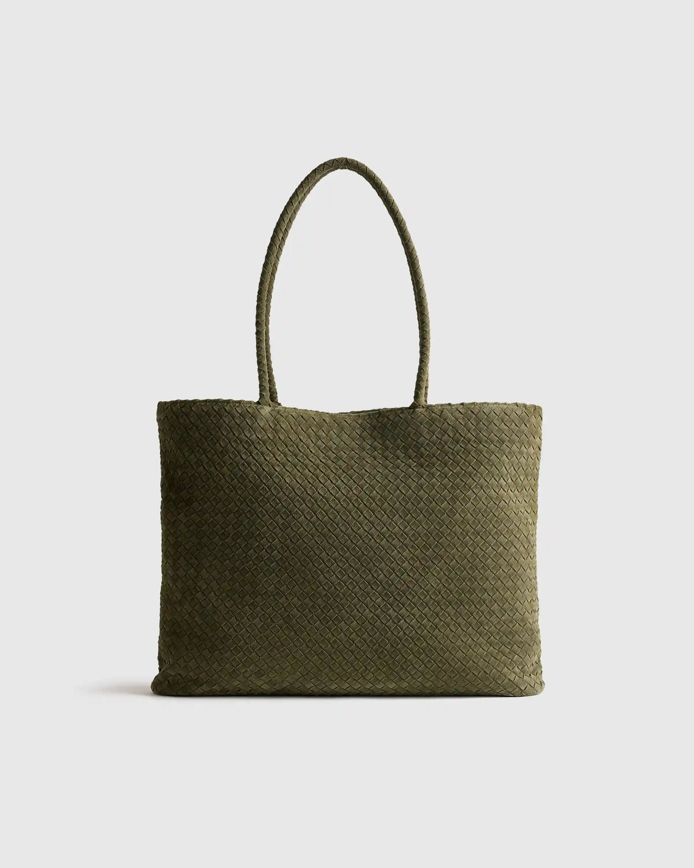 Siena Suede Handwoven Tote