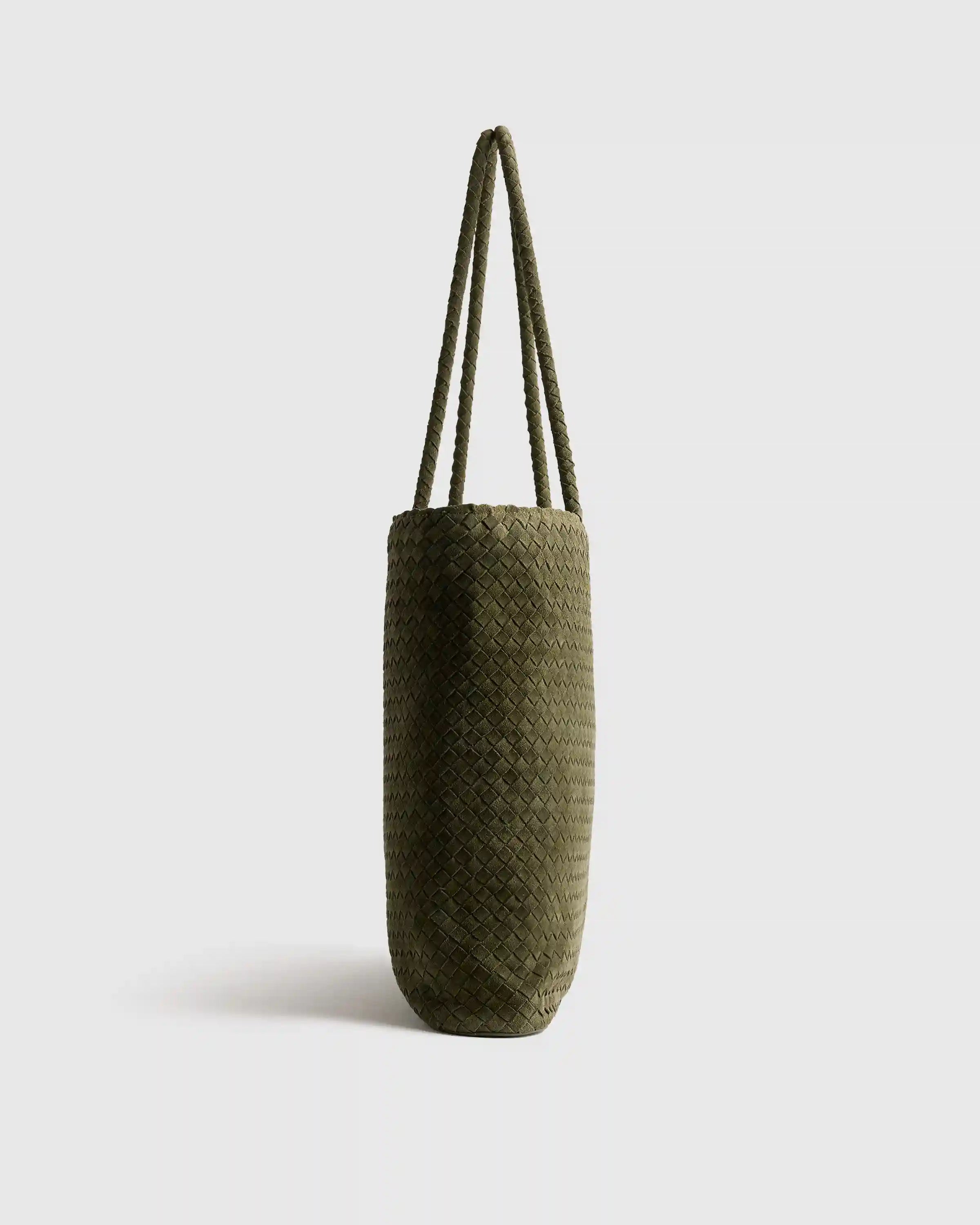 Siena Suede Handwoven Tote