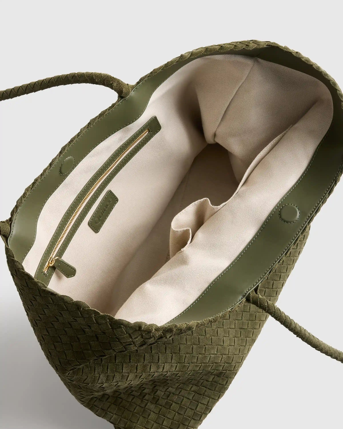 Siena Suede Handwoven Tote