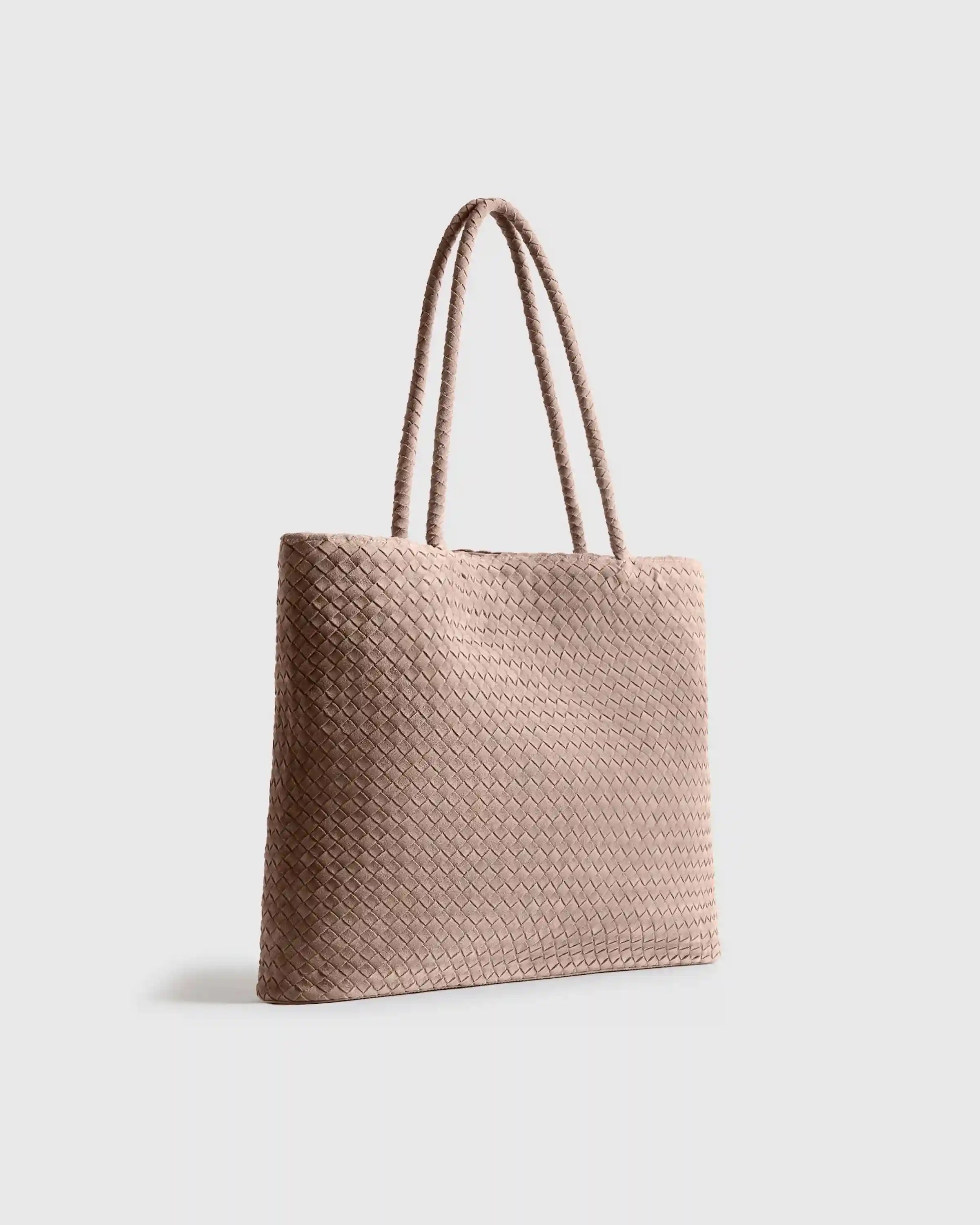 Siena Suede Handwoven Tote