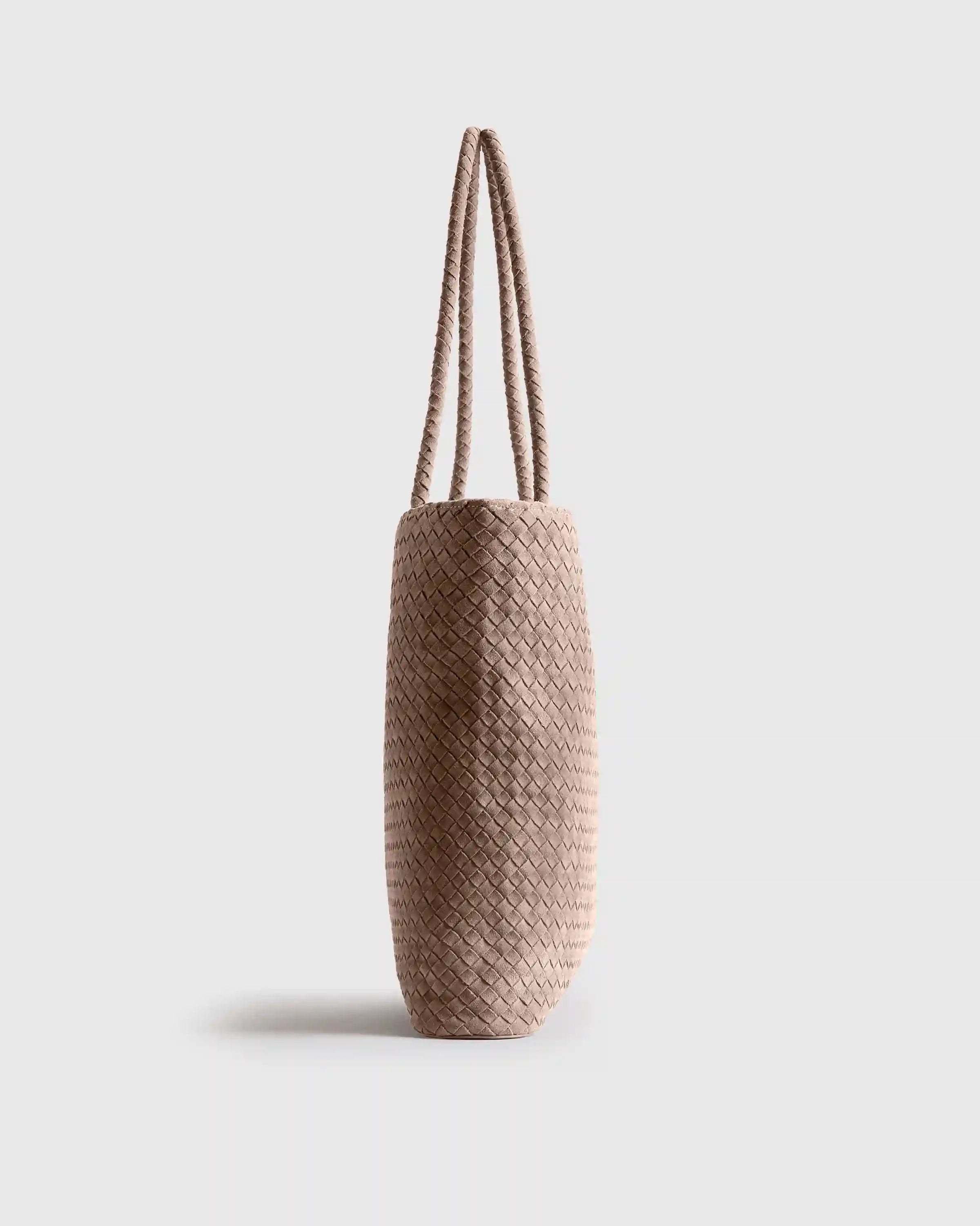 Siena Suede Handwoven Tote