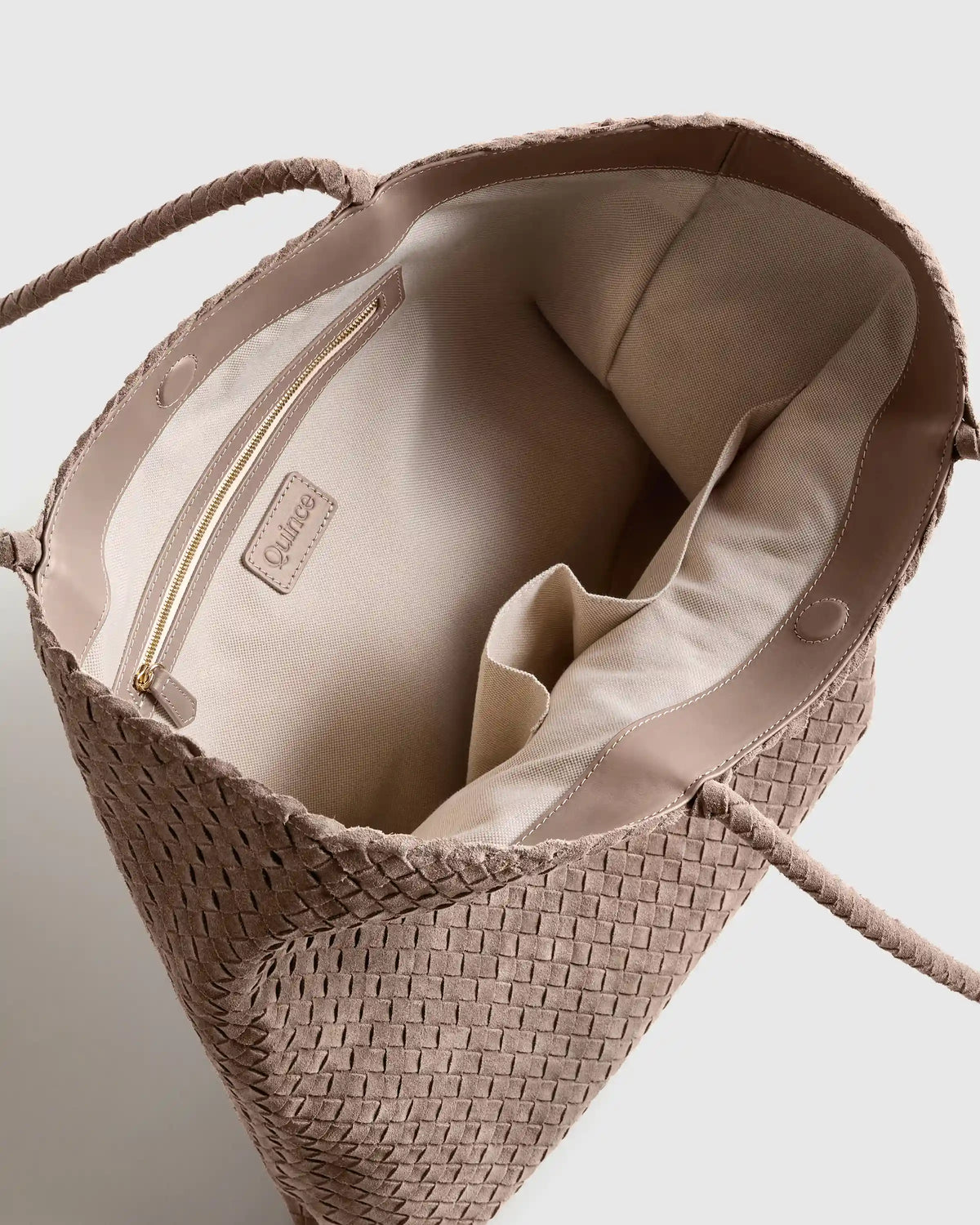 Siena Suede Handwoven Tote