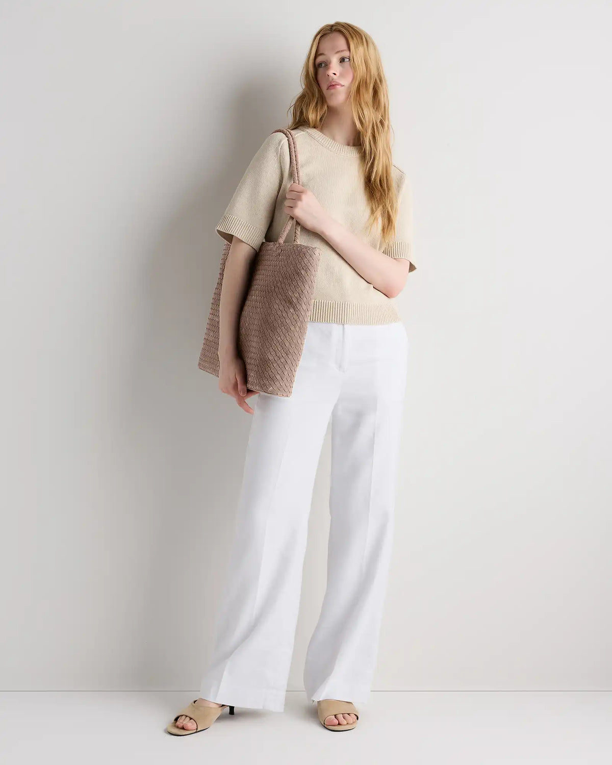 Siena Suede Handwoven Tote