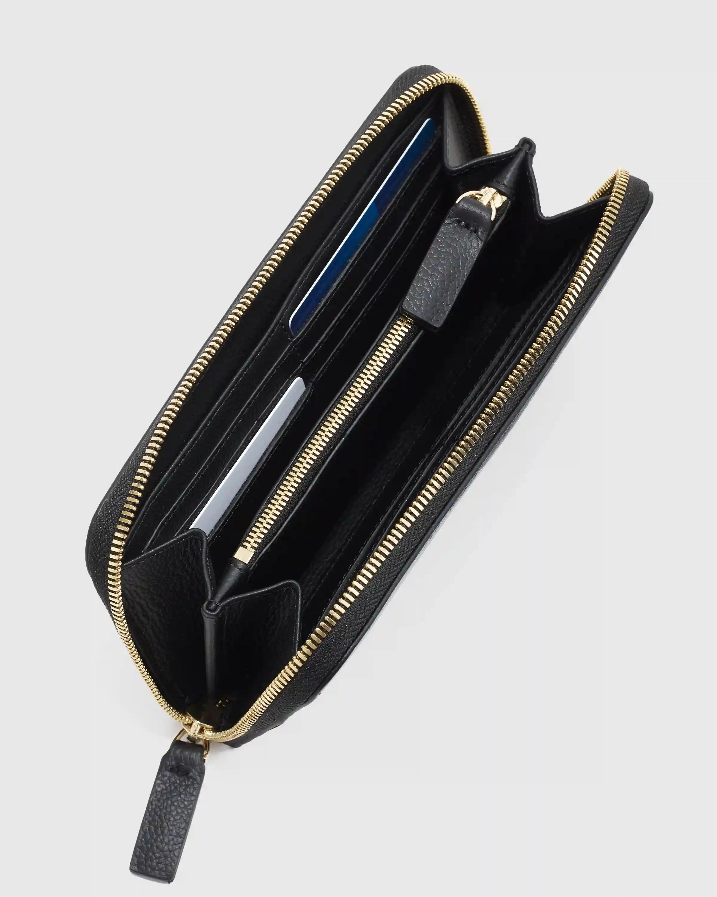 Italian Pebbled Leather Continental Wallet