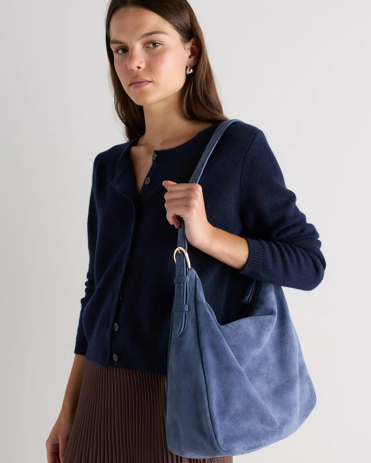 Sutton Suede Shoulder Bag