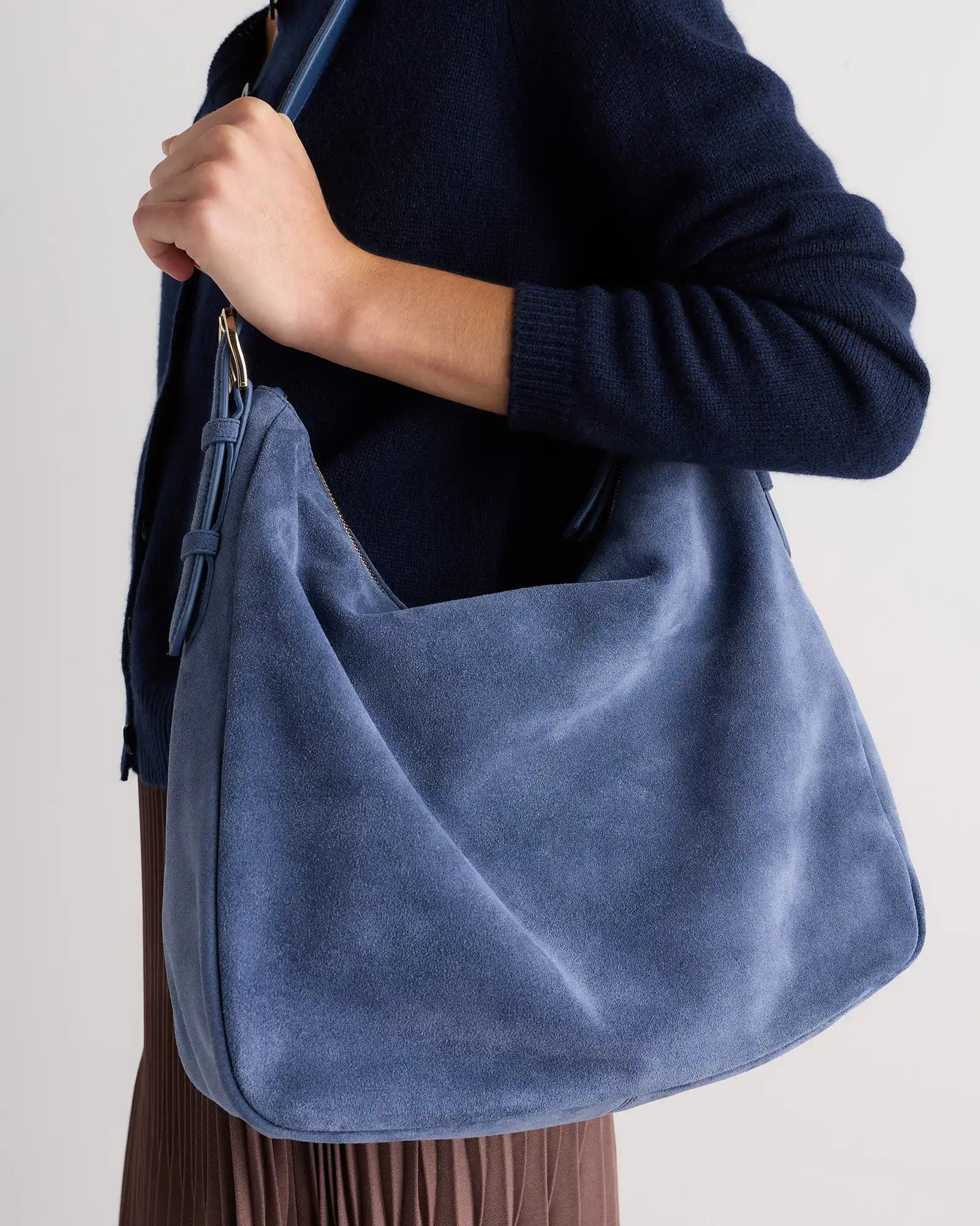 Sutton Suede Shoulder Bag