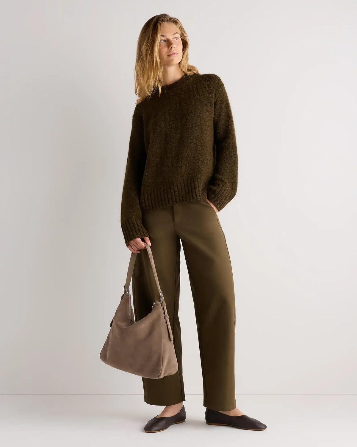 Sutton Suede Shoulder Bag