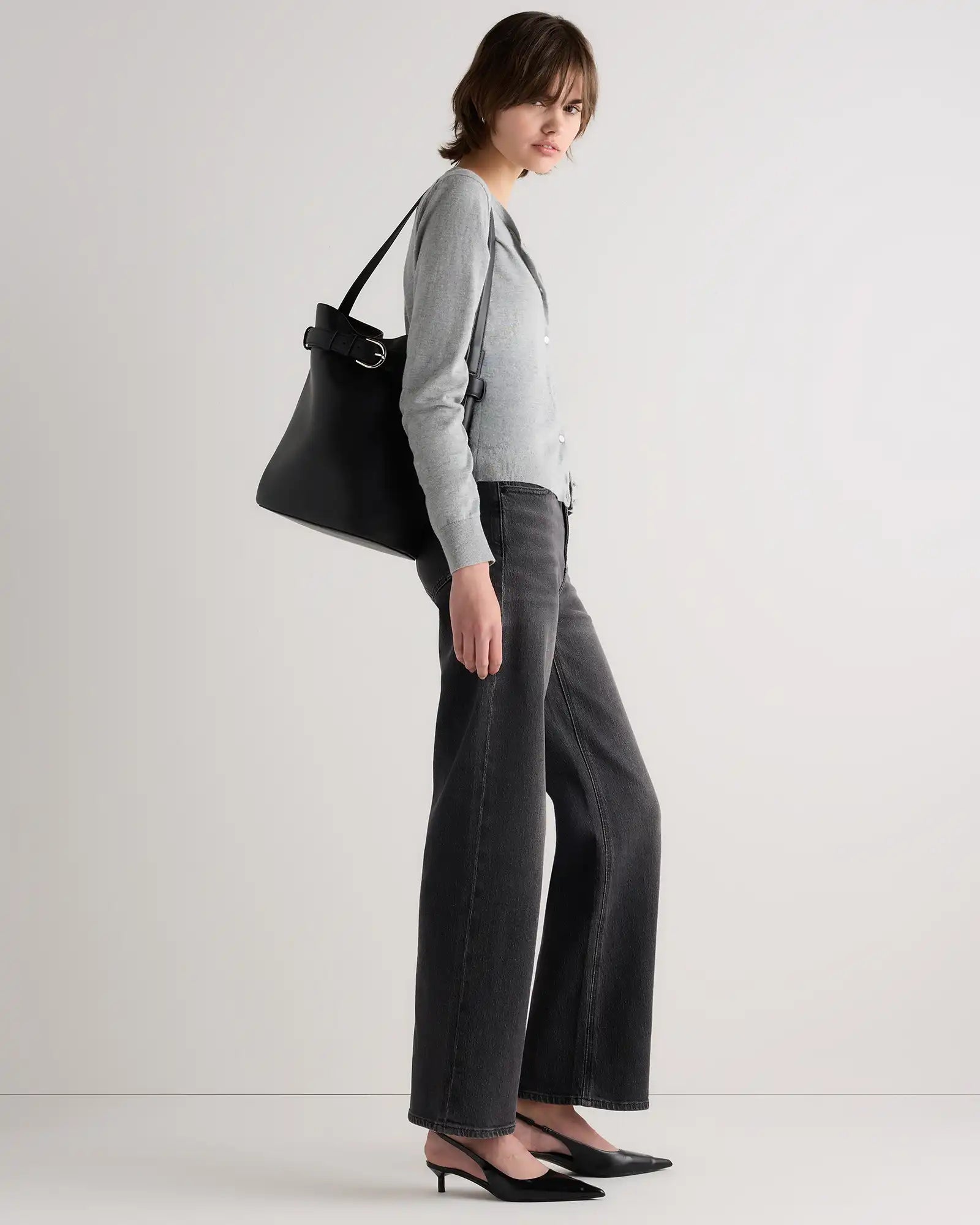 Chiara Belted Bucket Bag