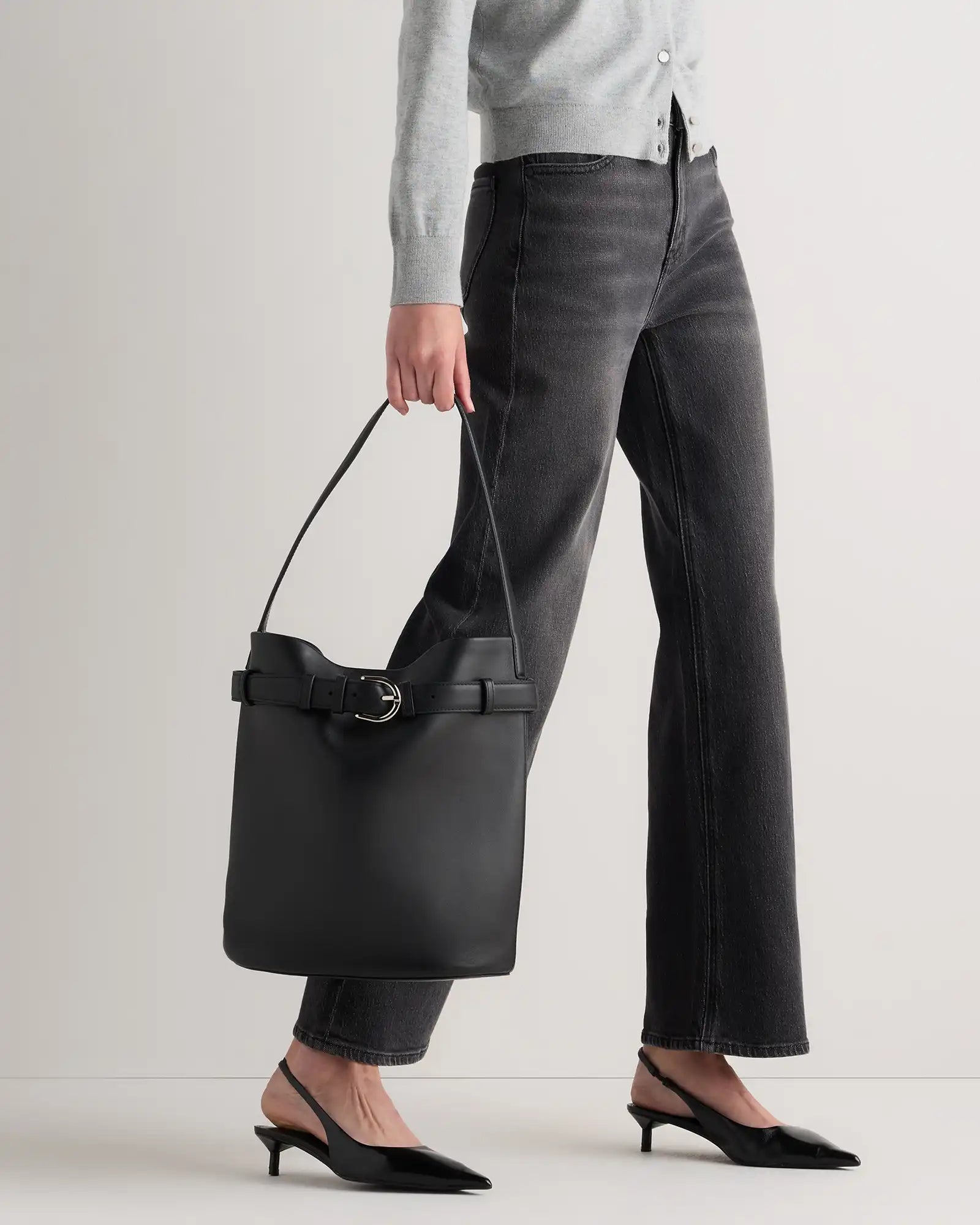 Chiara Belted Bucket Bag