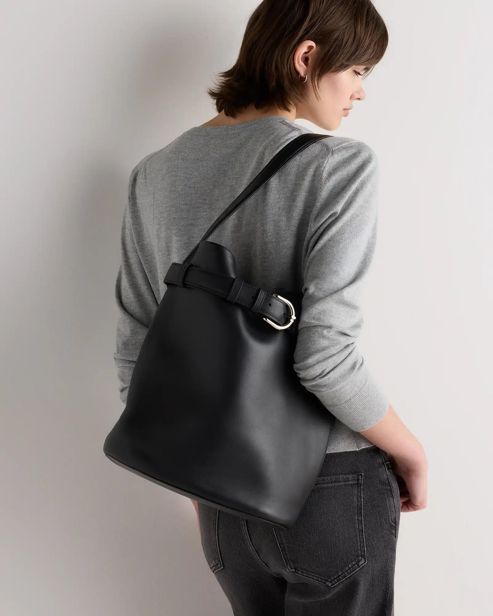Chiara Belted Bucket Bag