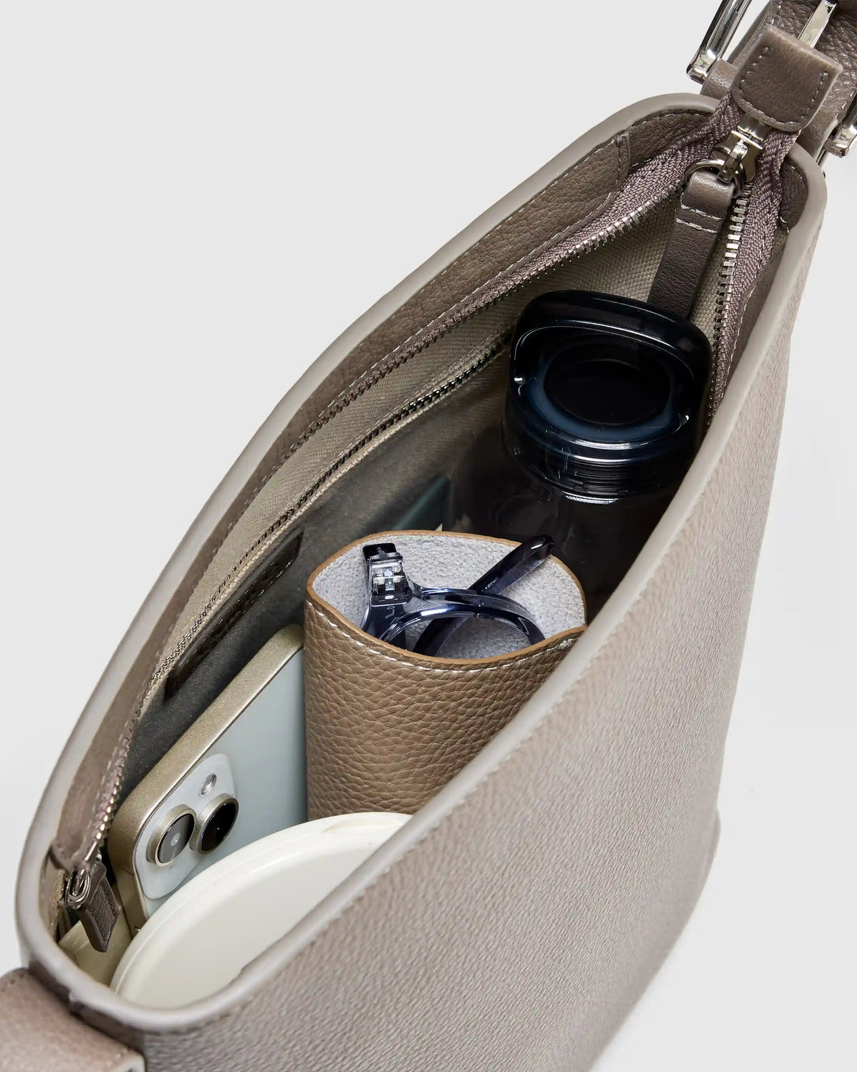 Italian Leather Bucket Crossbody
