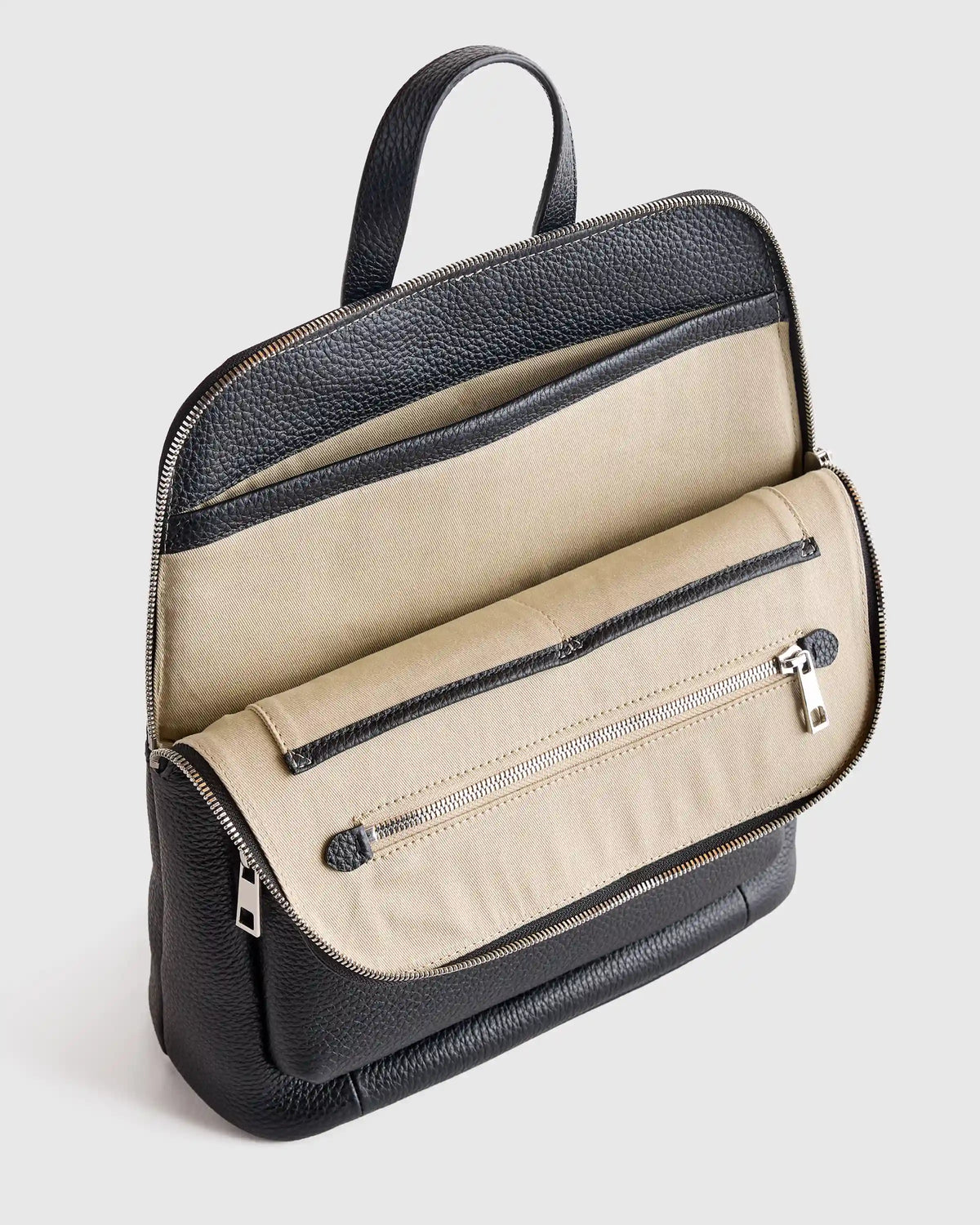Italian Leather Convertible Backpack