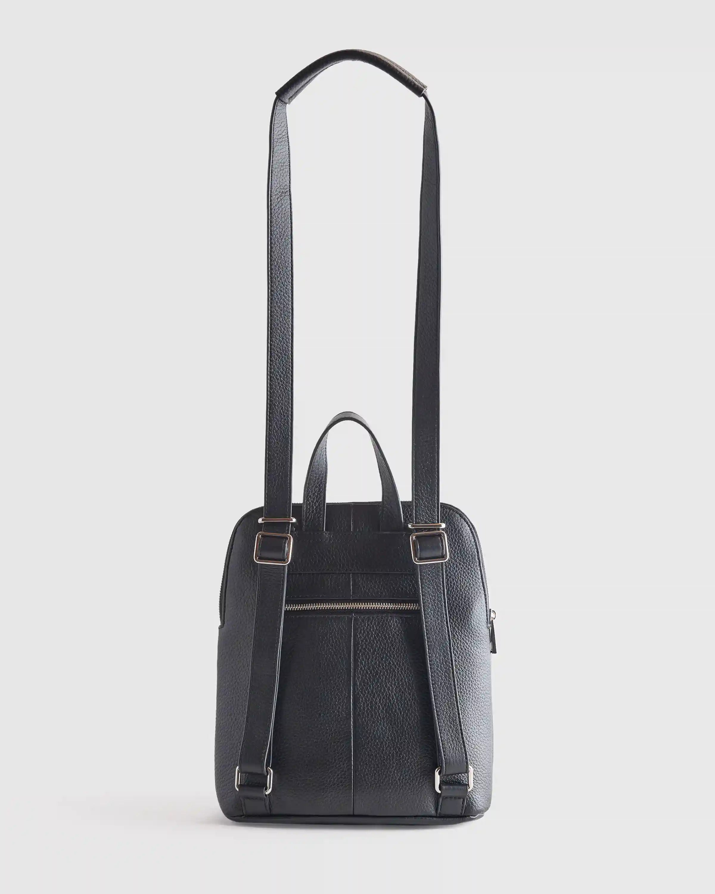 Italian Leather Mini Convertible Backpack
