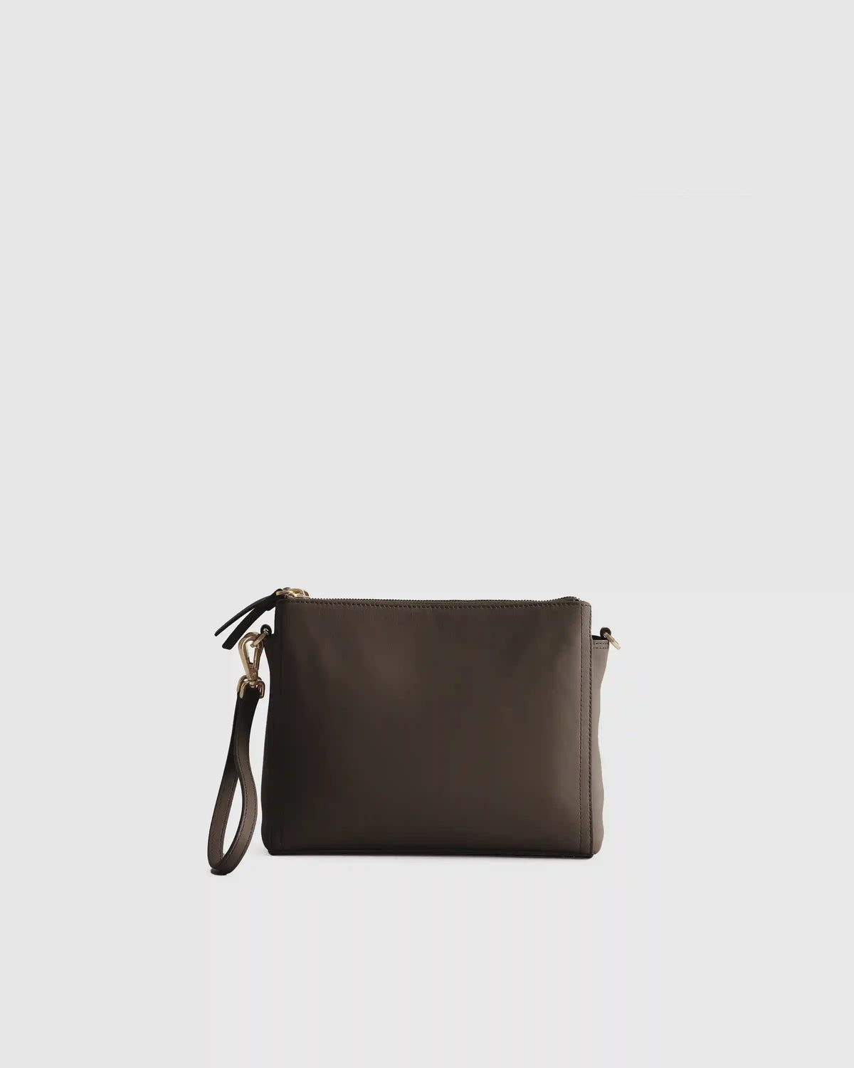 Italian Leather Triple Compartment Crossbody