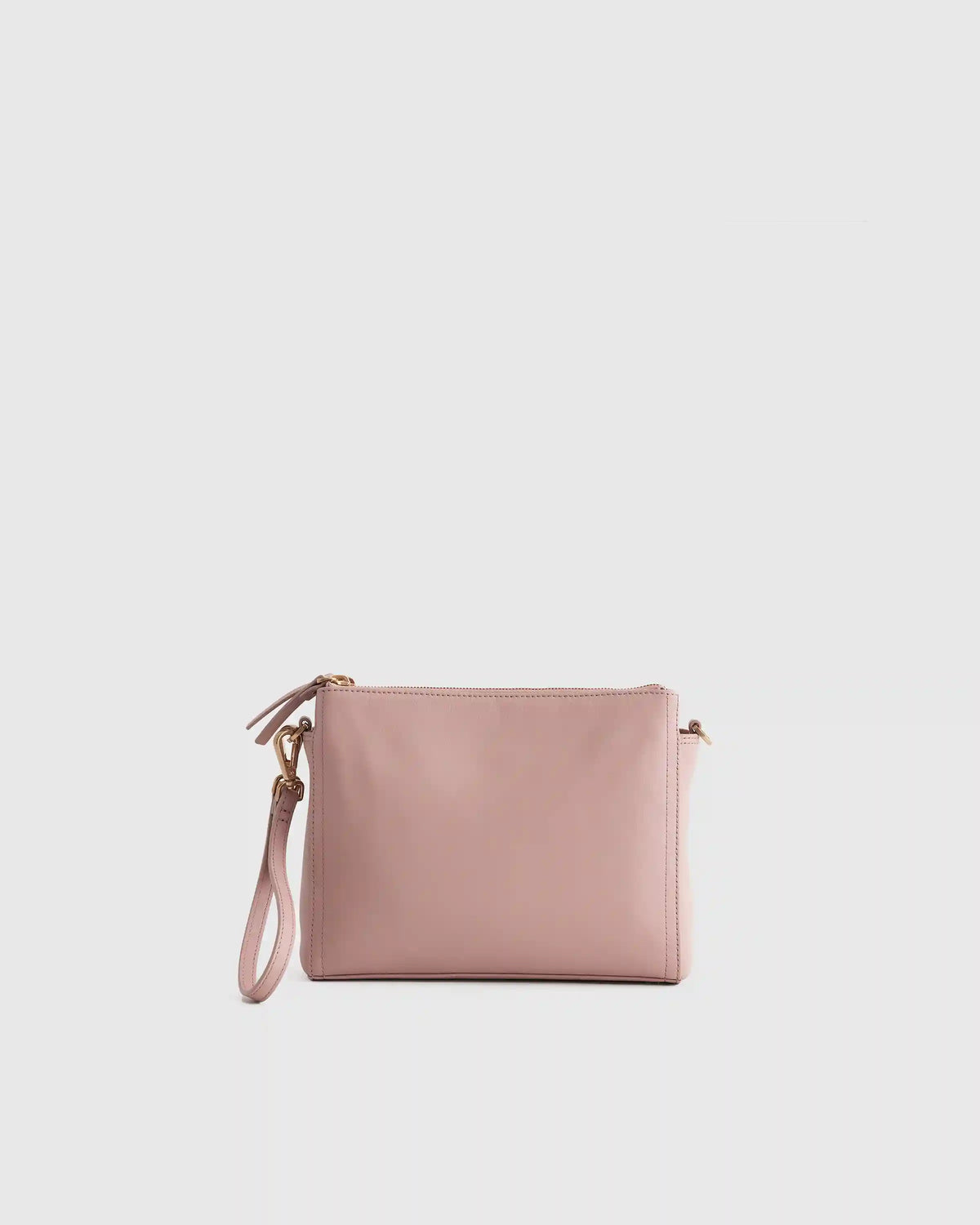 Italian Leather Triple Compartment Crossbody