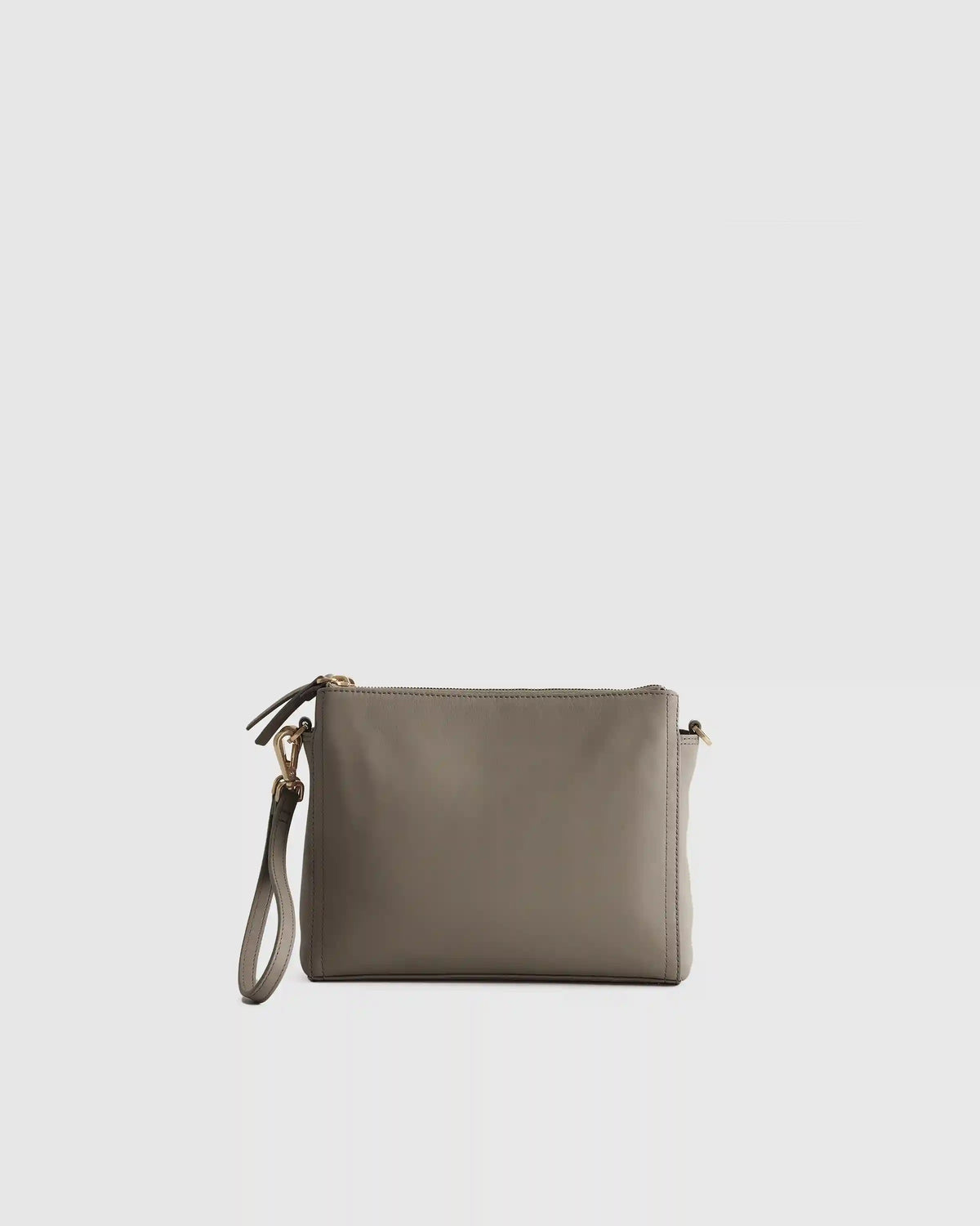 Italian Leather Triple Compartment Crossbody