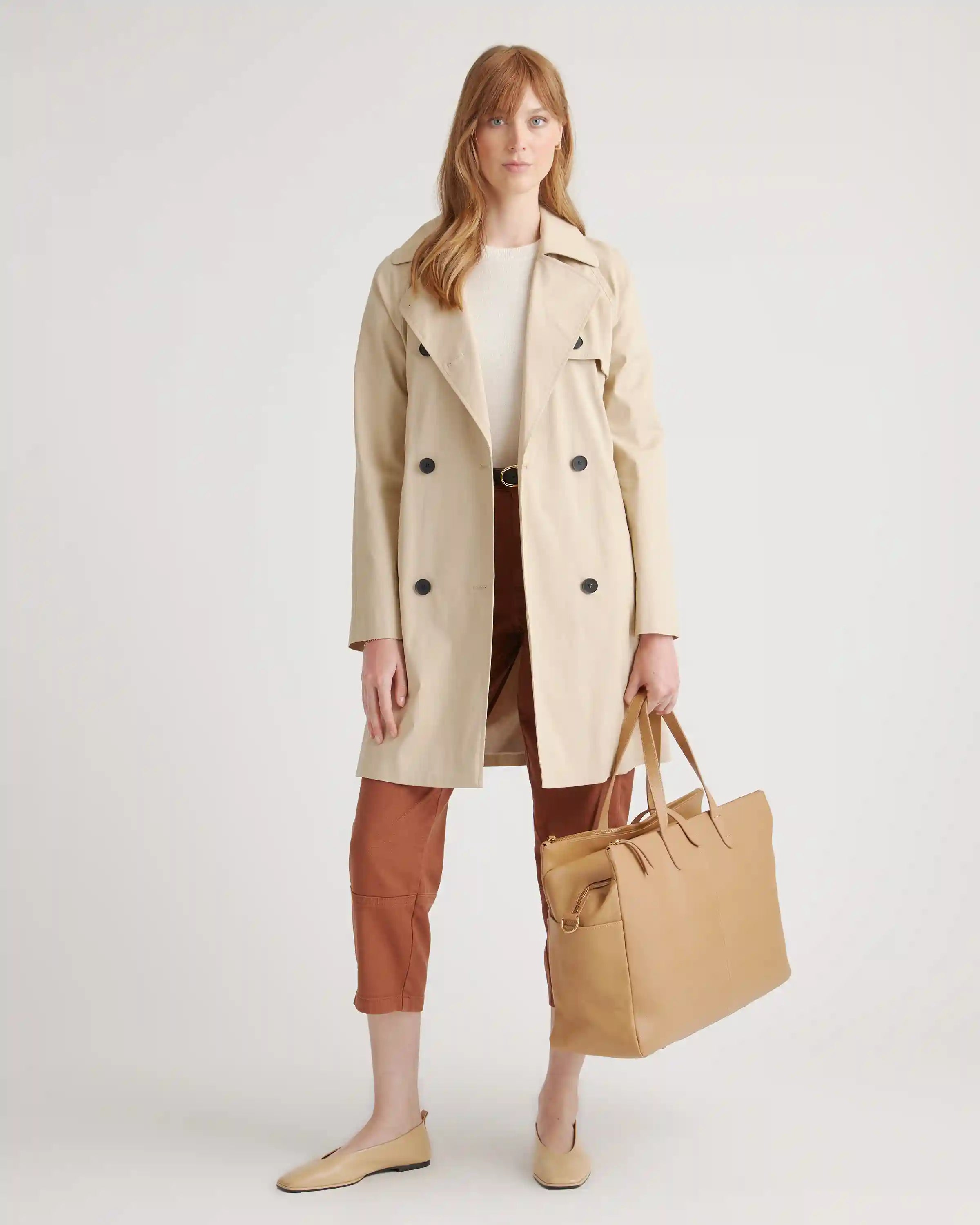 Italian Leather Triple Compartment Weekender