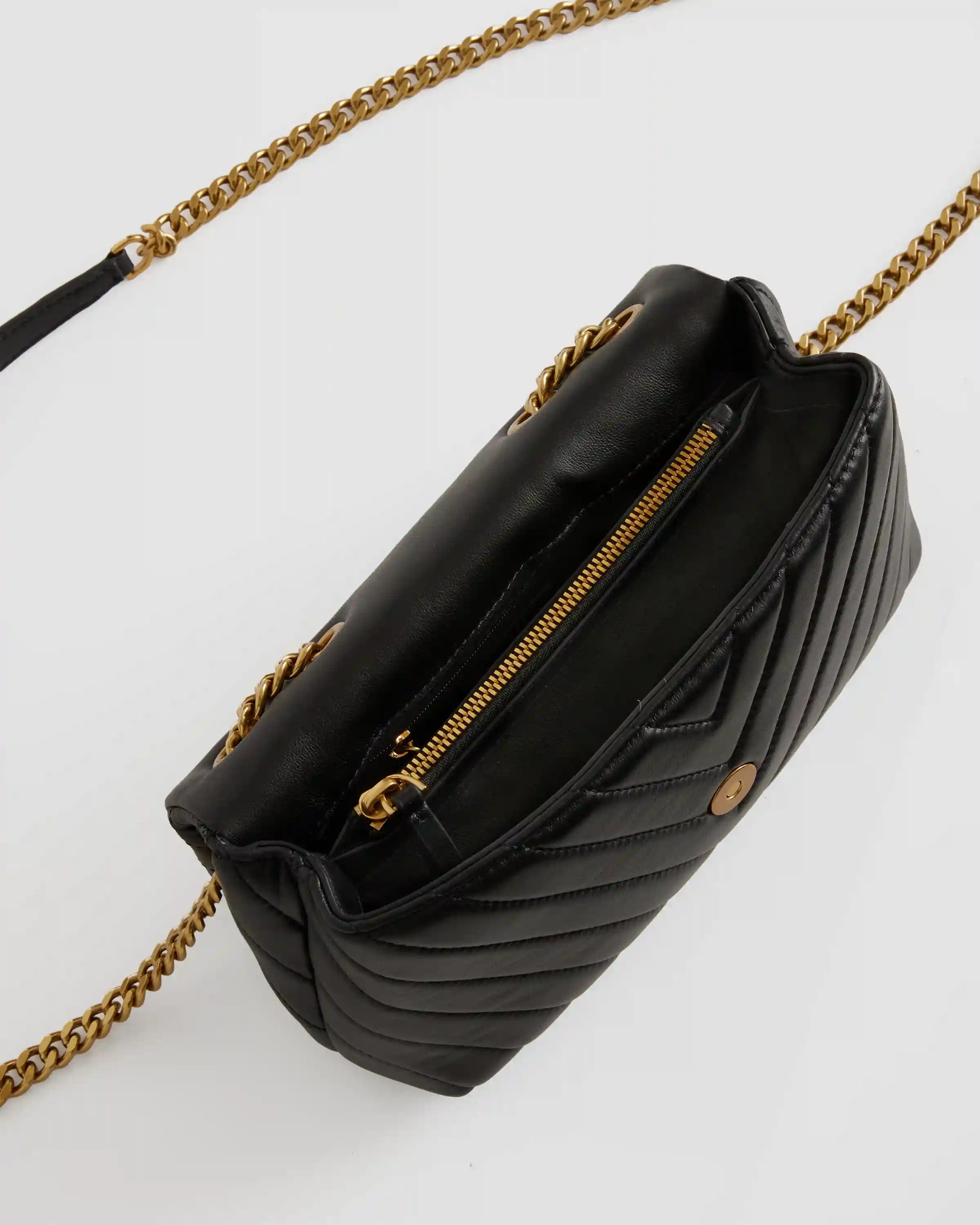 Italian Leather Quilted Convertible Crossbody