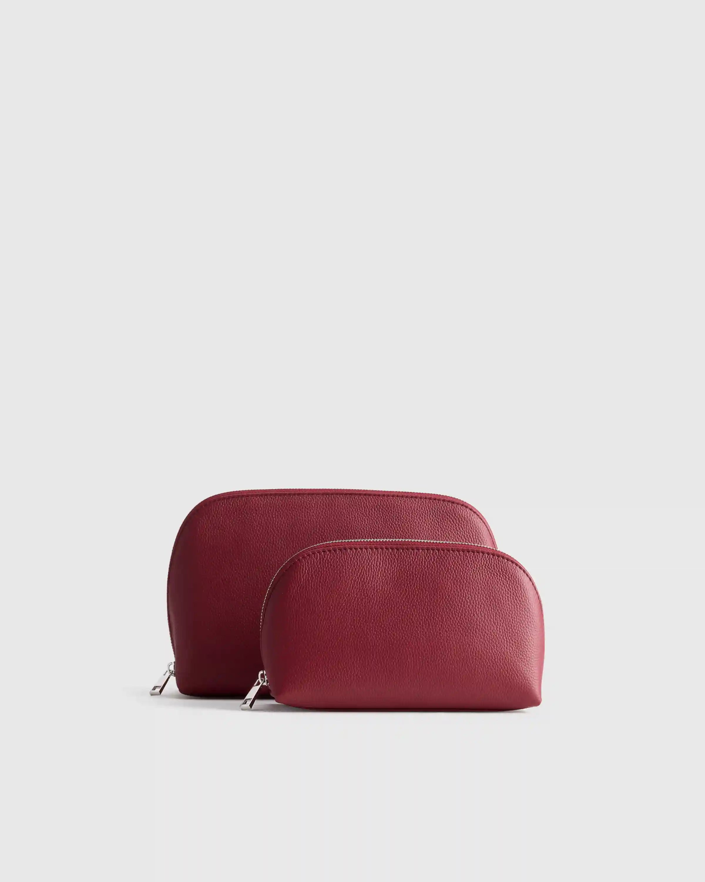 Italian Leather Pouch Travel Set