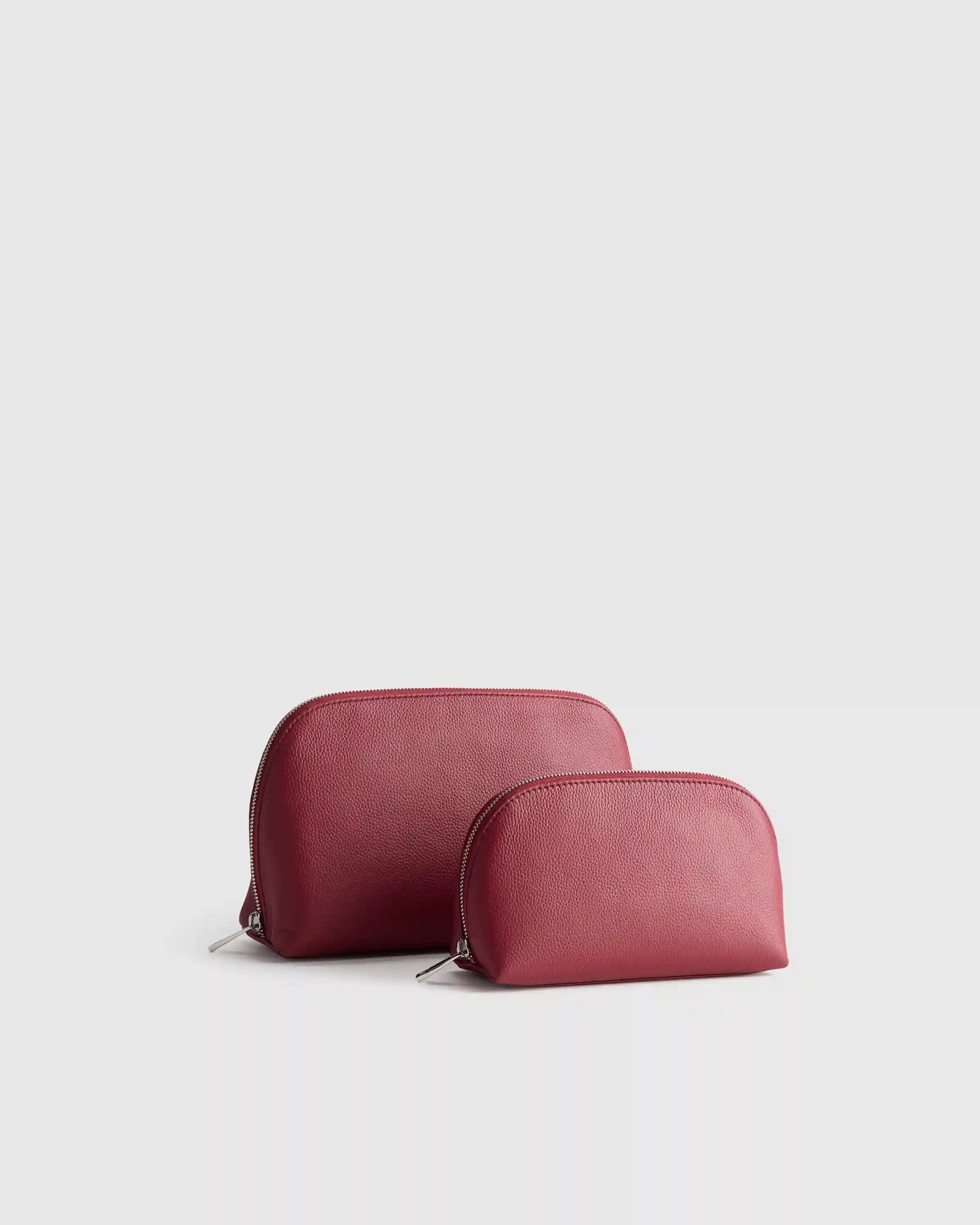 Italian Leather Pouch Travel Set