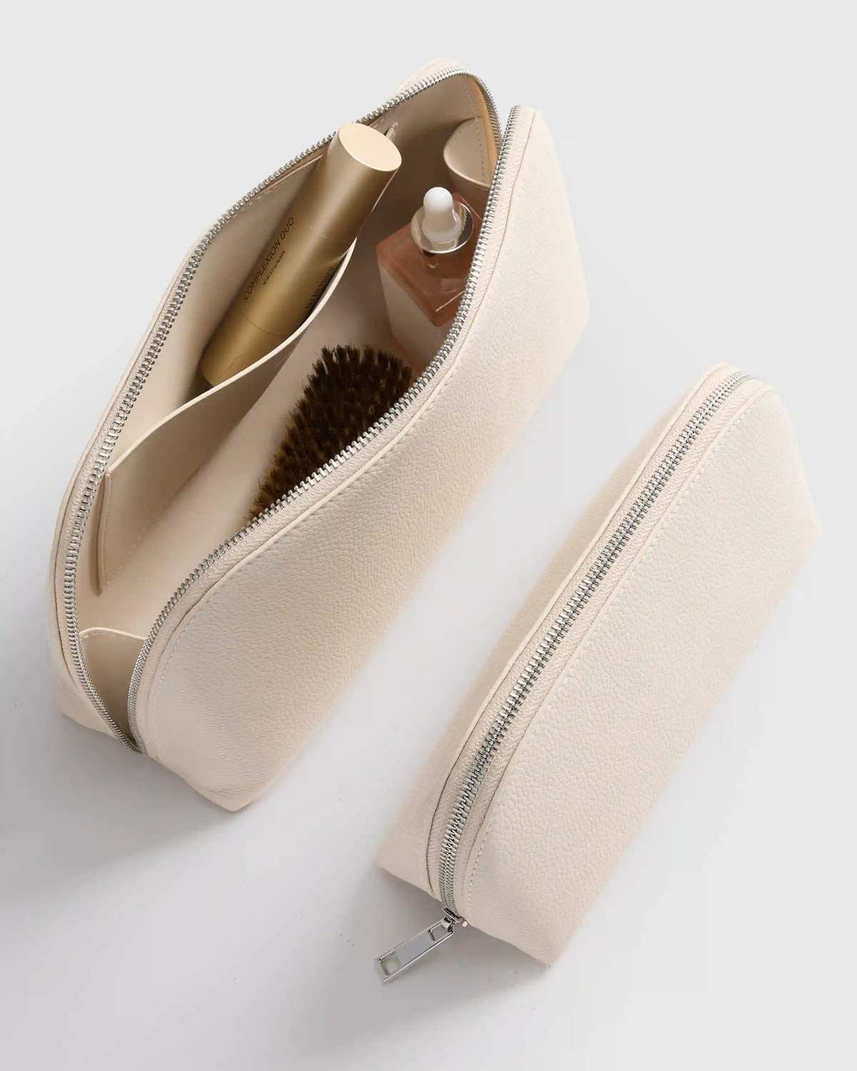 Italian Leather Pouch Travel Set