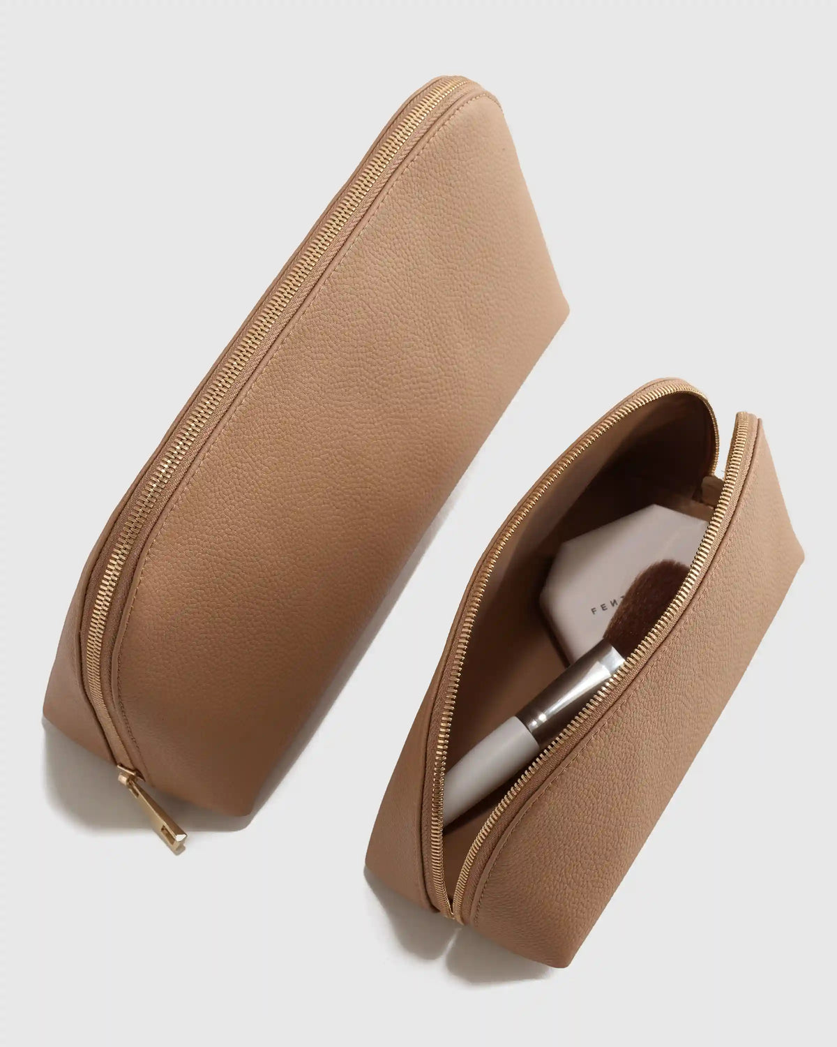 Italian Leather Pouch Travel Set