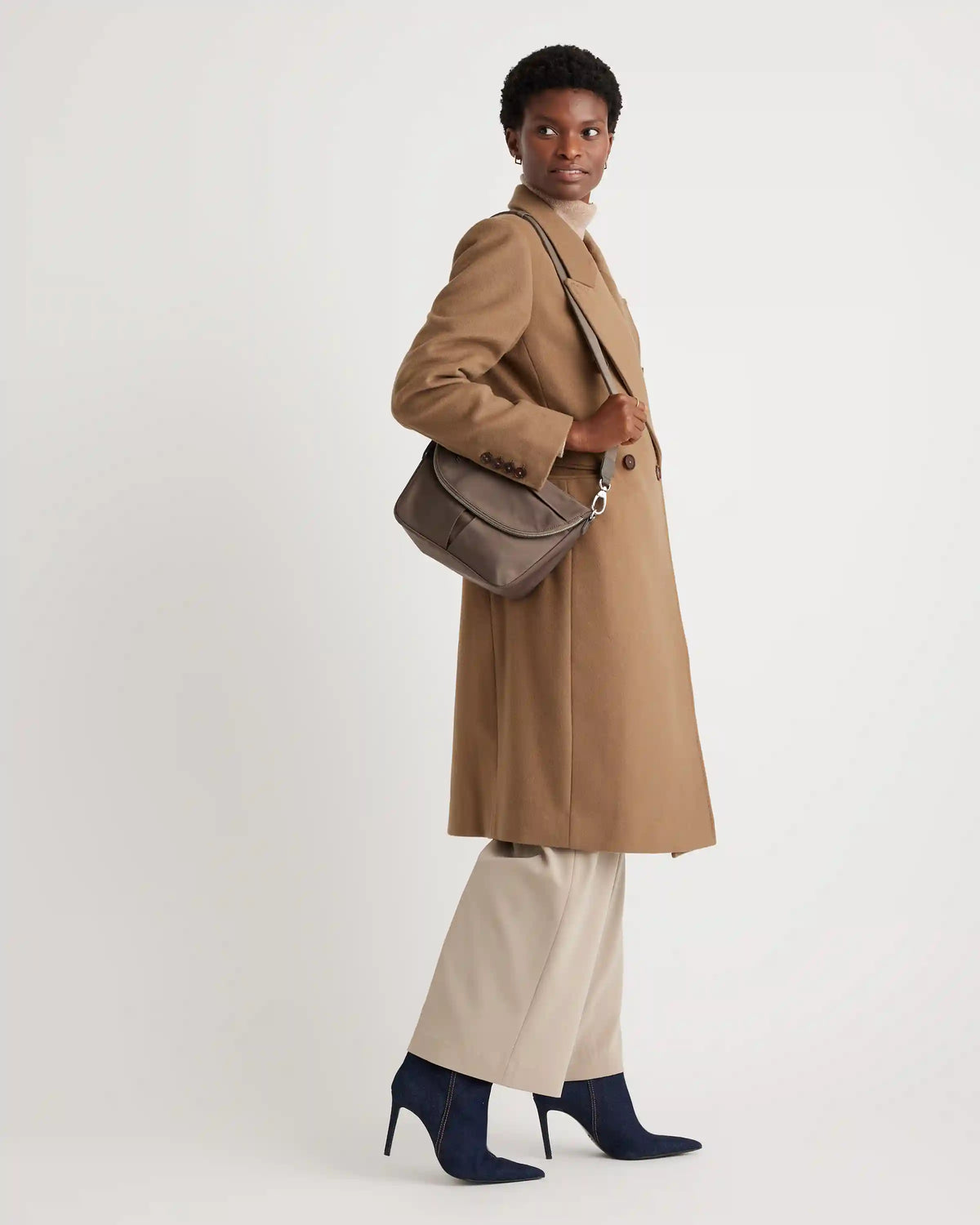 Revive Nylon Foldover Crossbody