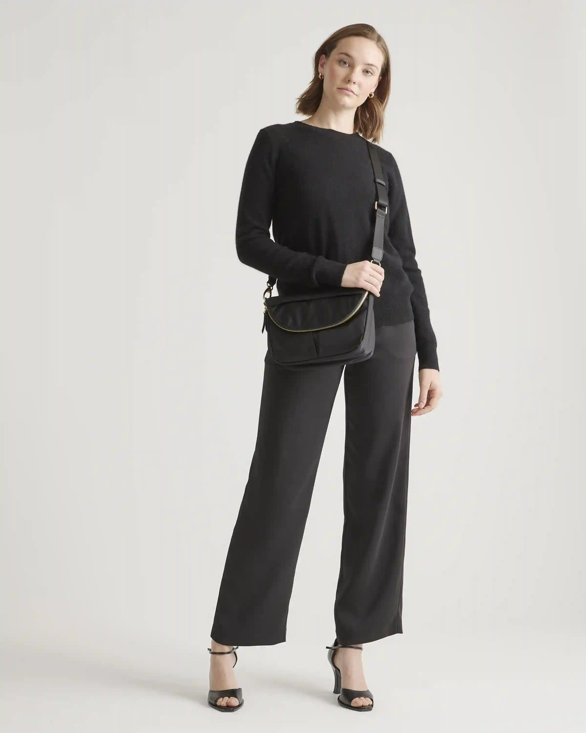 Revive Nylon Foldover Crossbody