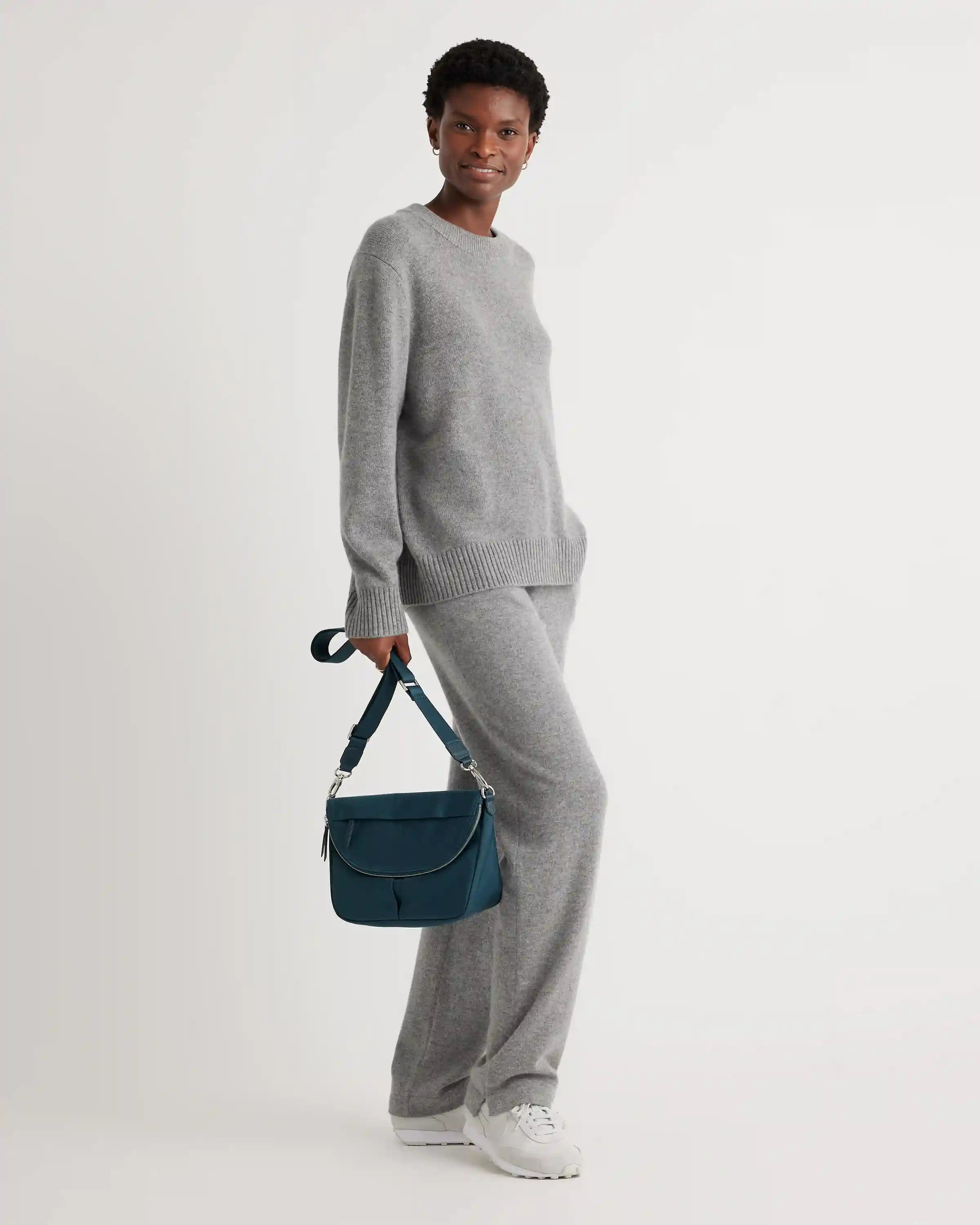Revive Nylon Foldover Crossbody