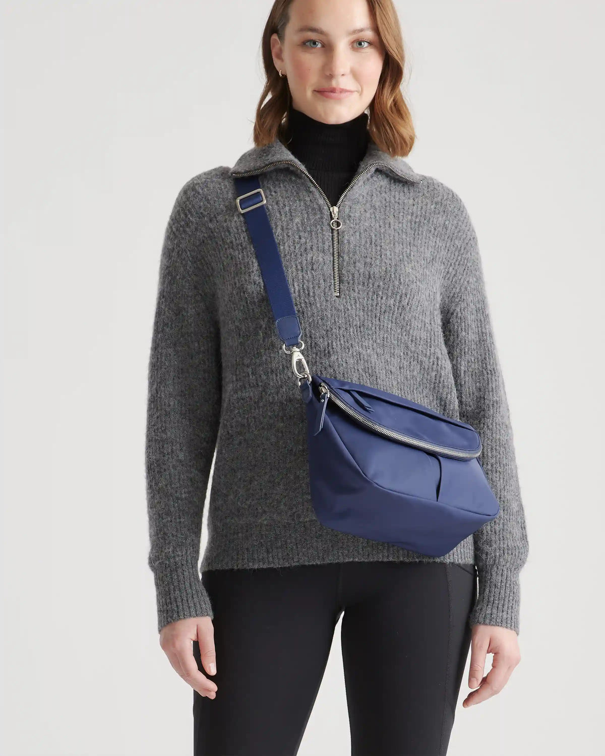 Revive Nylon Foldover Crossbody