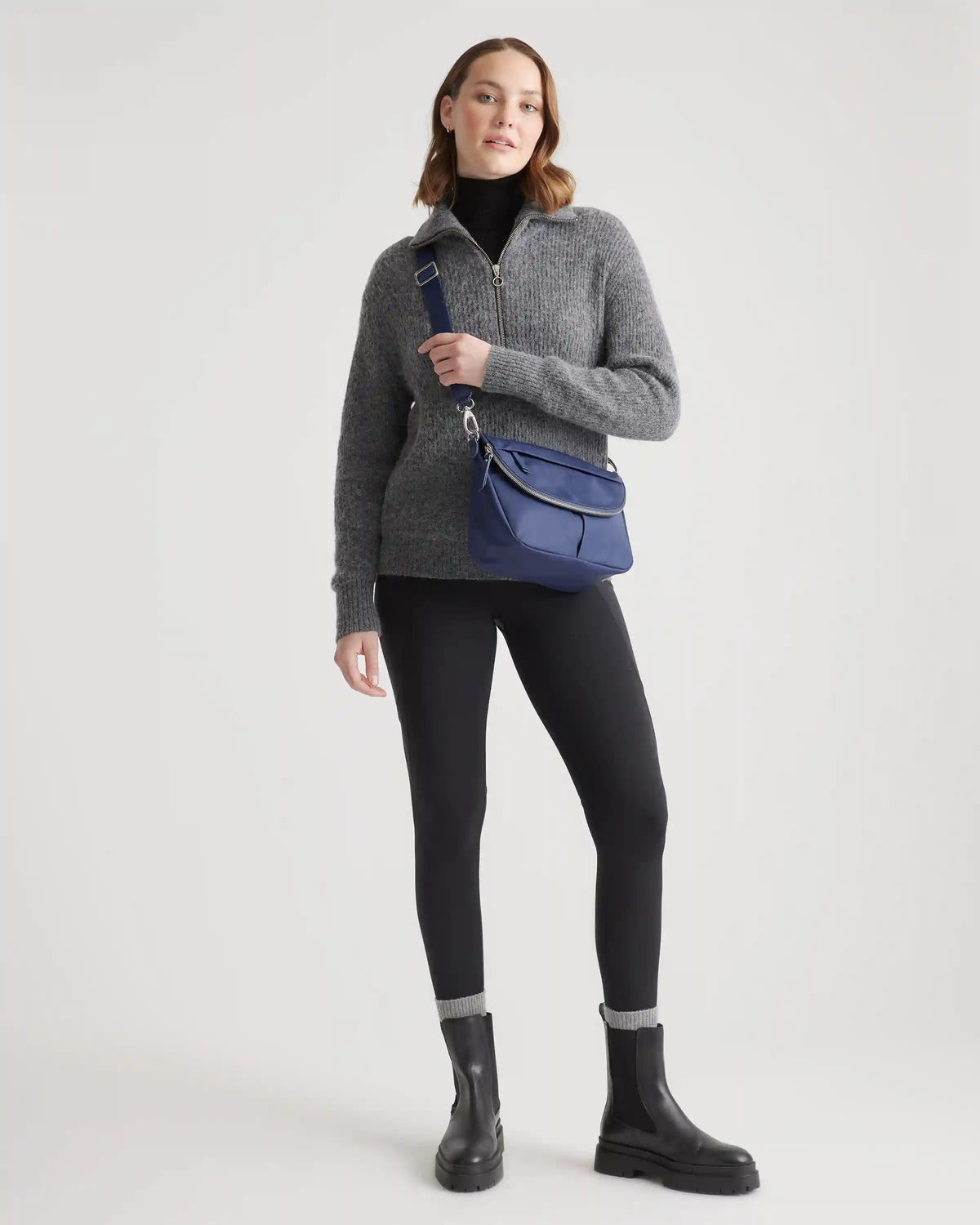 Revive Nylon Foldover Crossbody