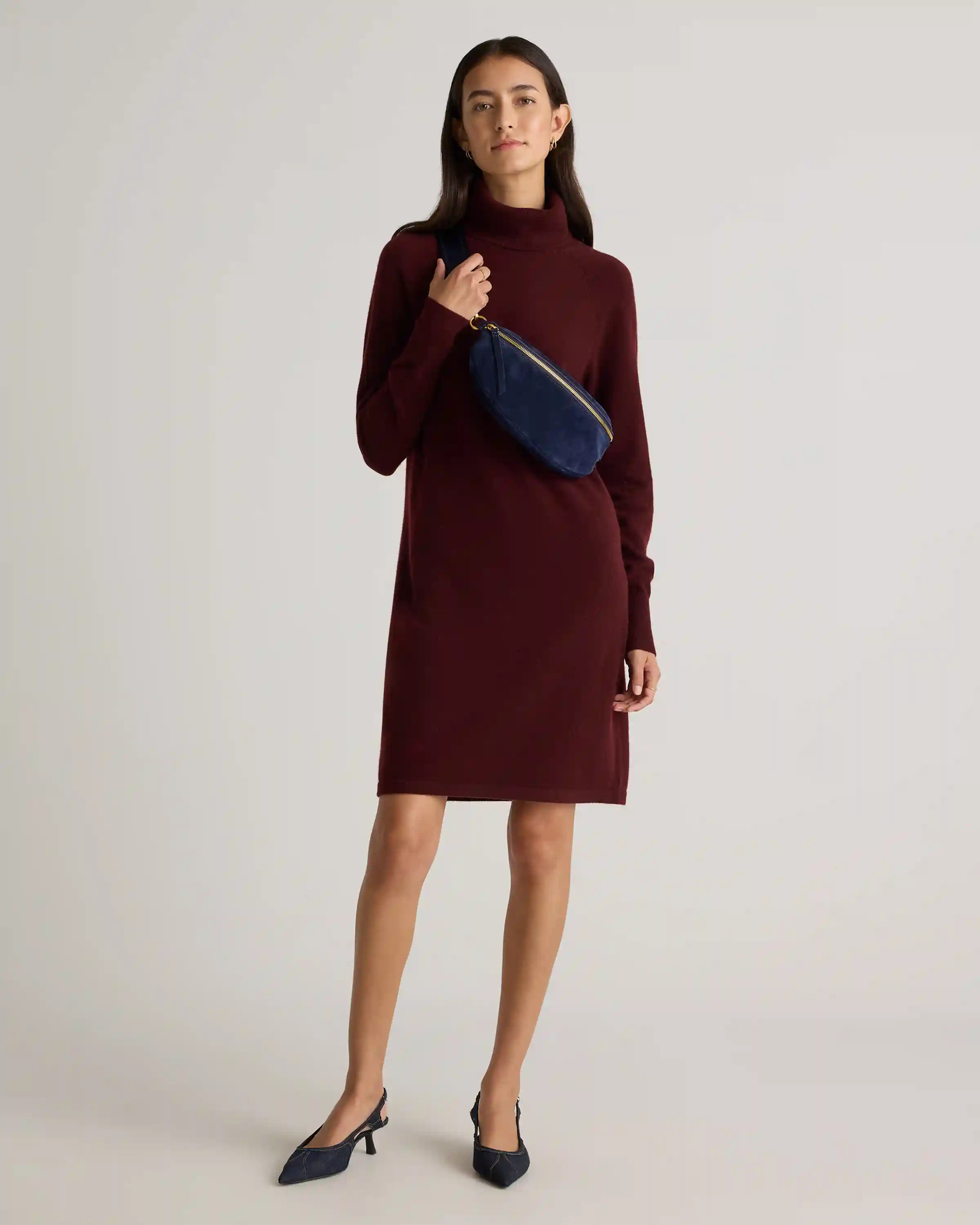 Quinn Suede Sling Bag