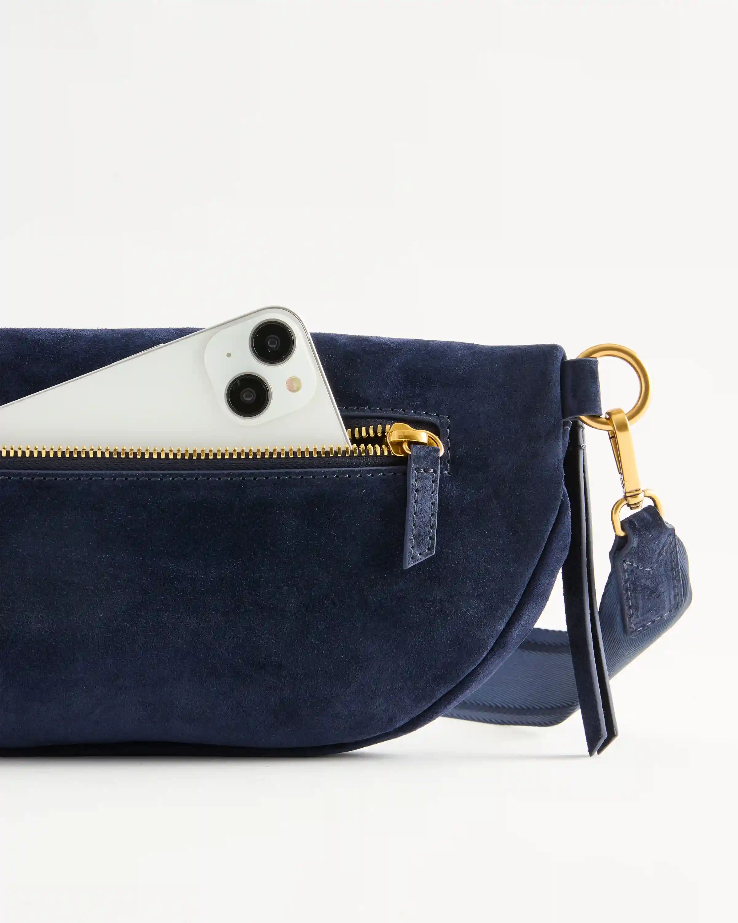 Quinn Suede Sling Bag