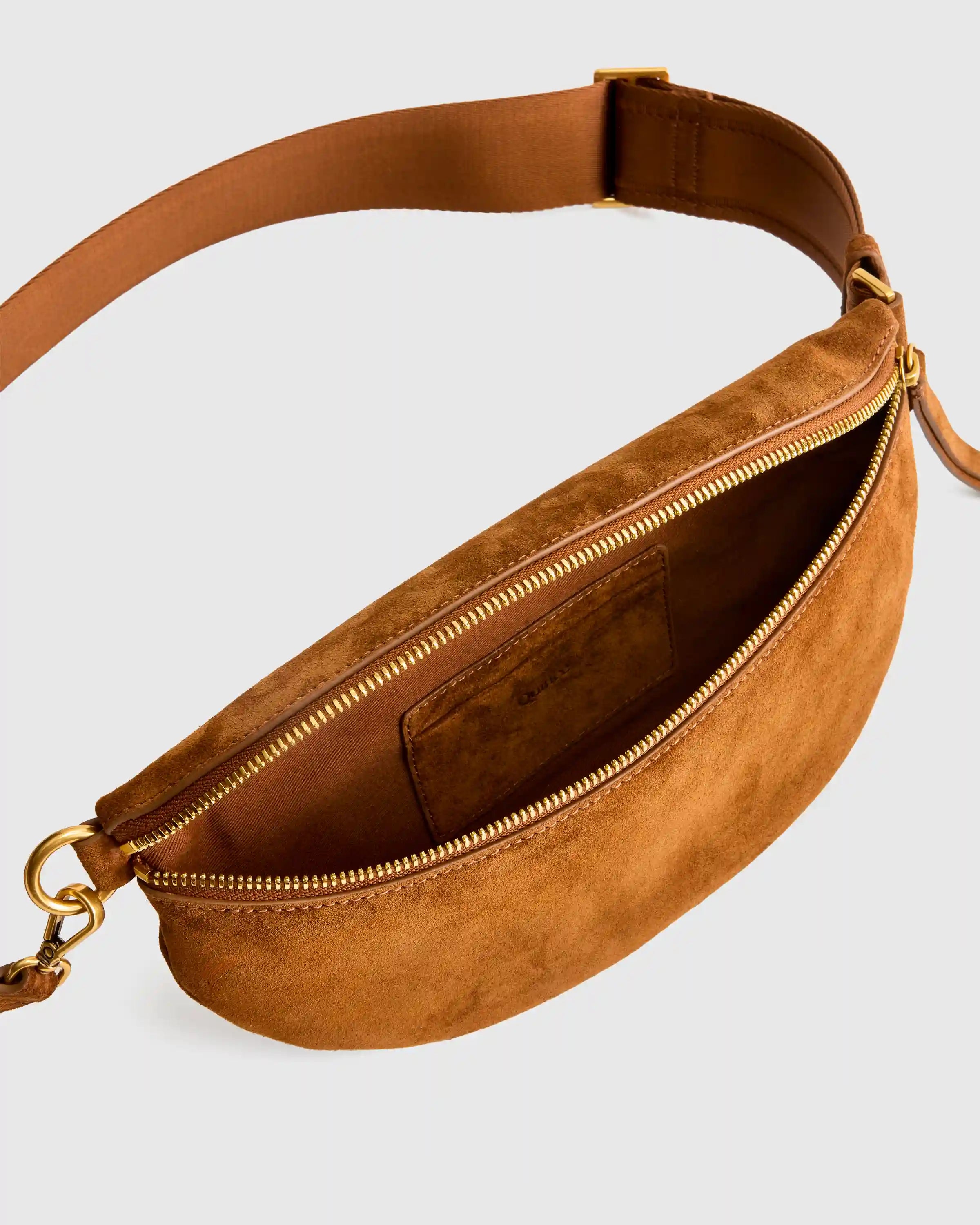 Quinn Suede Sling Bag